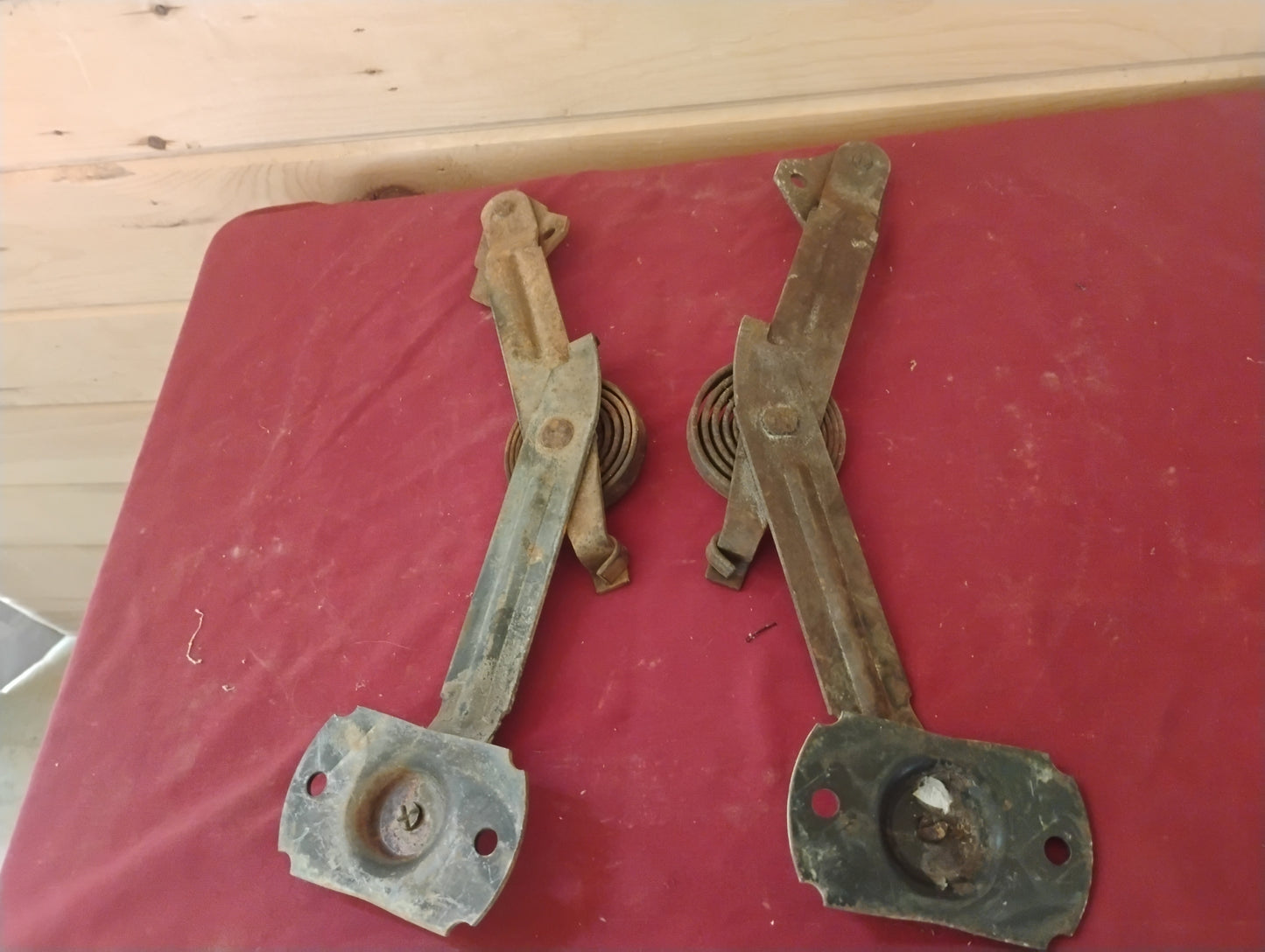 81-87 Chevy GMC Truck Hood Hinge Springs Pair C10 K10 Squarebody OEM