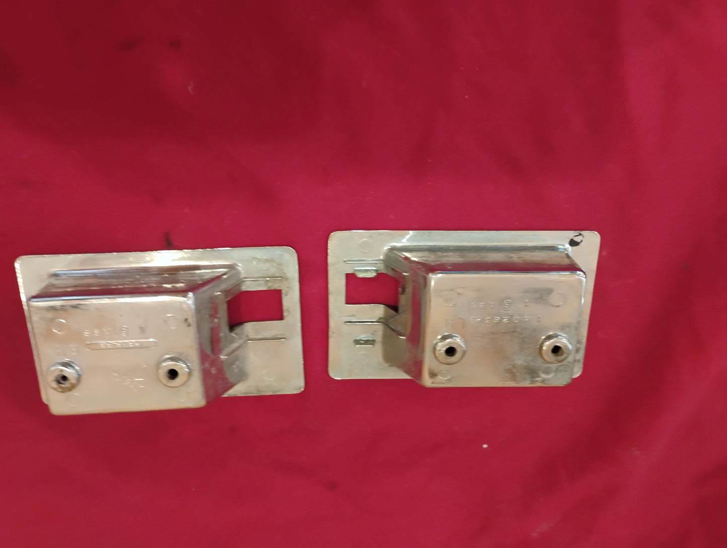 81-87 Chevy GMC Truck Interior Door Handle Bezels Pair C10 K10 Squarebody OEM