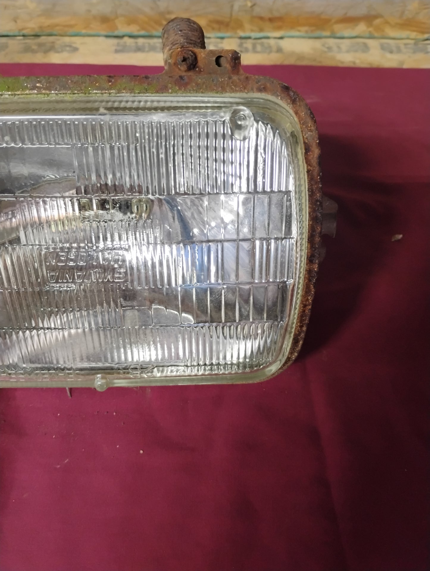 1981-1987 Chevy GMC Truck Headlight Mounting Buckets Pair OEM Set Scottsdale C10 K10