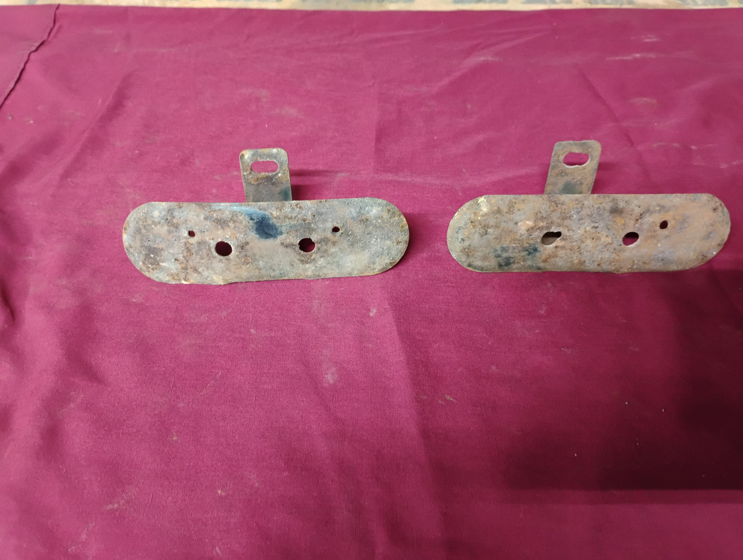 OEM 1973-1987 Chevy GMC Truck Side Mirror Mounting Brackets Pair C10 K10 Squarebody
