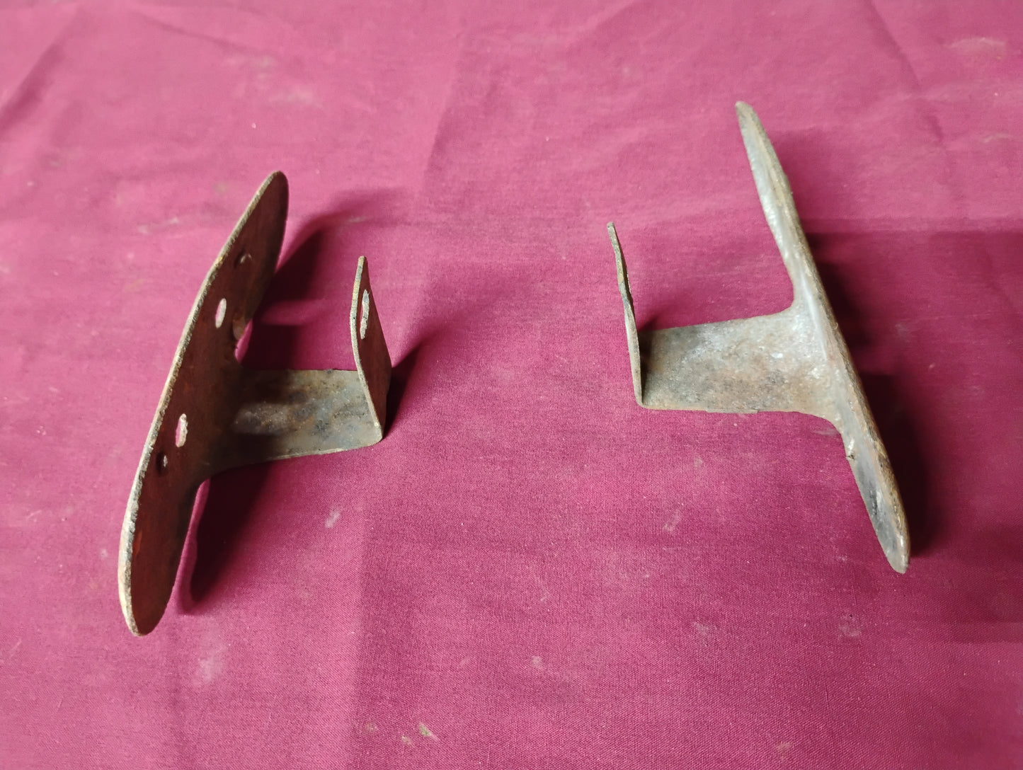 OEM 1973-1987 Chevy GMC Truck Side Mirror Mounting Brackets Pair C10 K10 Squarebody