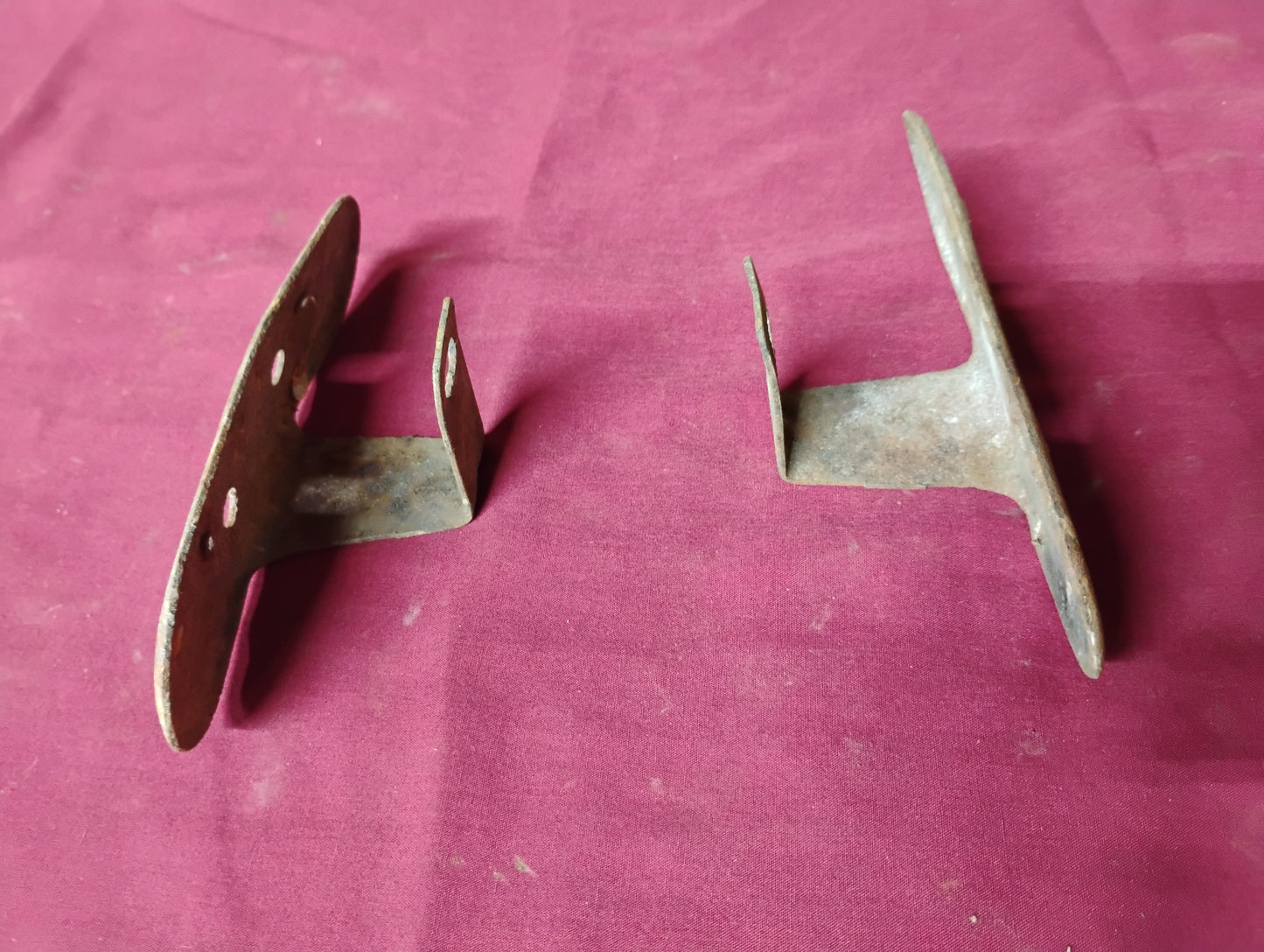 OEM 1973-1987 Chevy GMC Truck Side Mirror Mounting Brackets Pair C10 K10 Squarebody