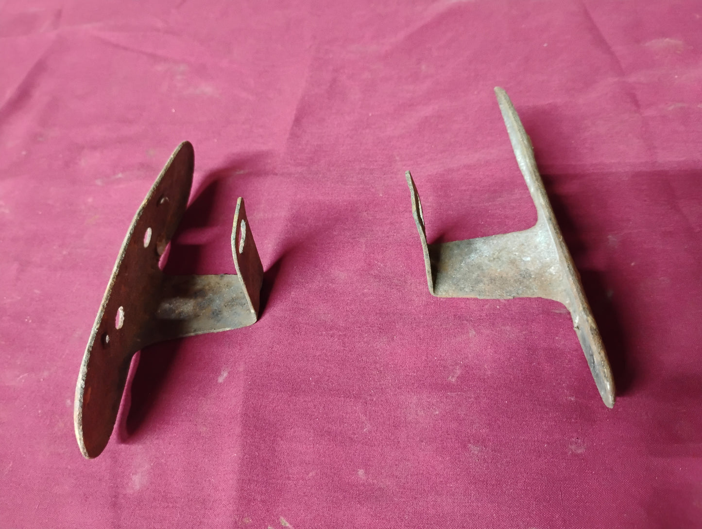 OEM 1973-1987 Chevy GMC Truck Side Mirror Mounting Brackets Pair C10 K10 Squarebody