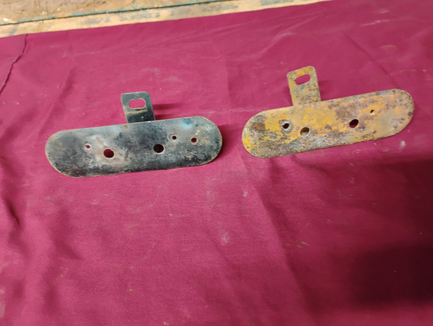 OEM 1973-1987 Chevy GMC Truck Side Mirror Mounting Brackets Set C10 K10 Squarebody