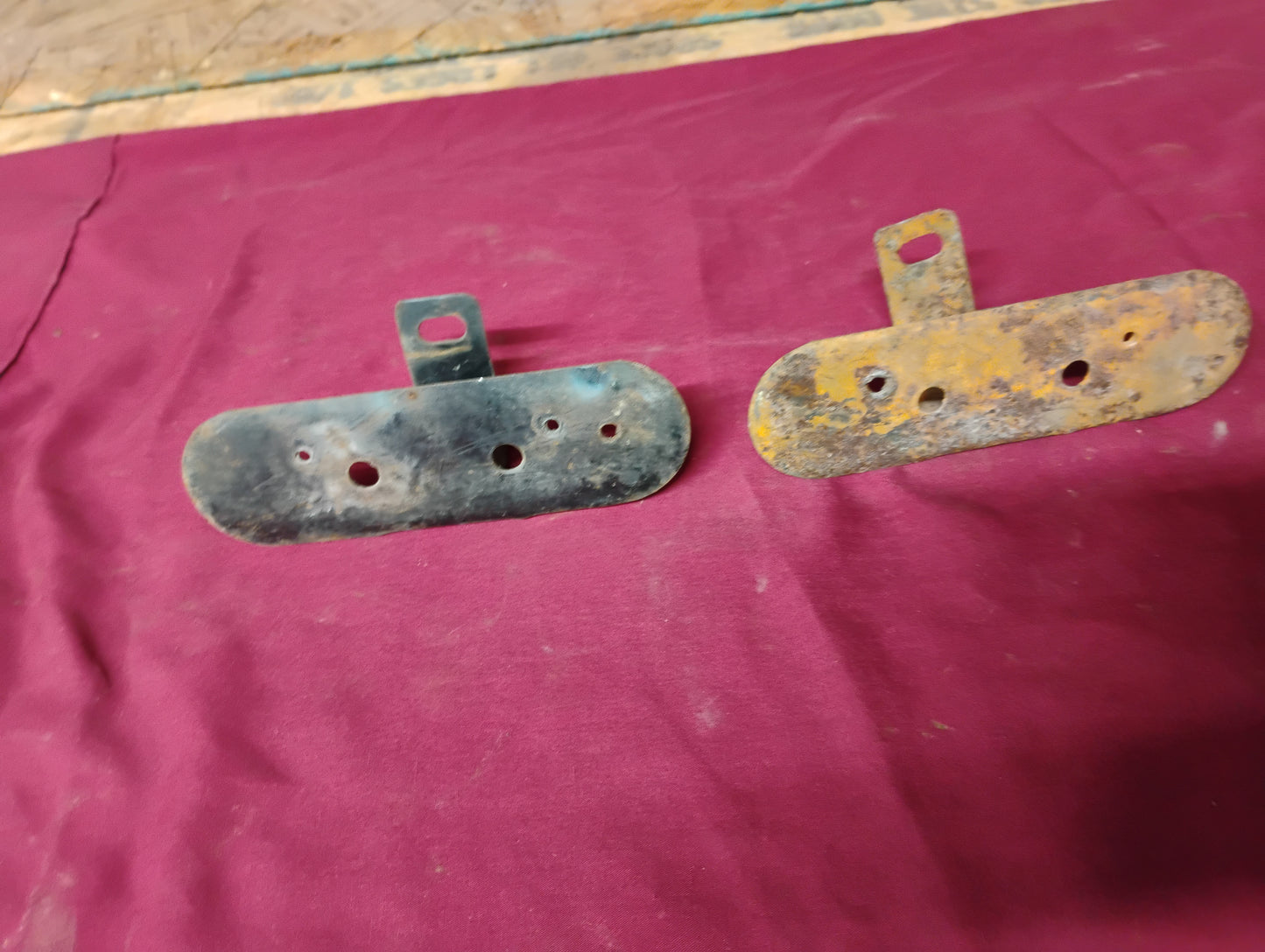 OEM 1973-1987 Chevy GMC Truck Side Mirror Mounting Brackets Set C10 K10 Squarebody