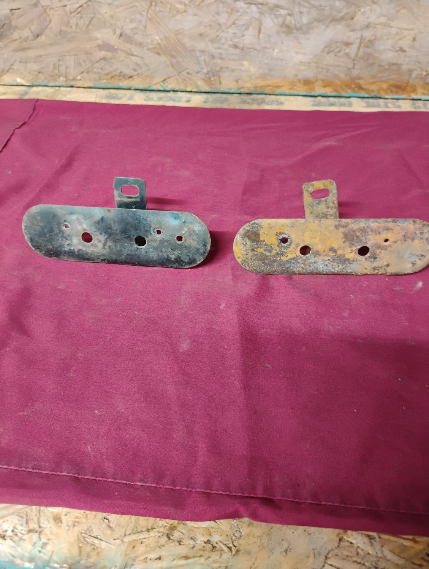 OEM 1973-1987 Chevy GMC Truck Side Mirror Mounting Brackets Set C10 K10 Squarebody