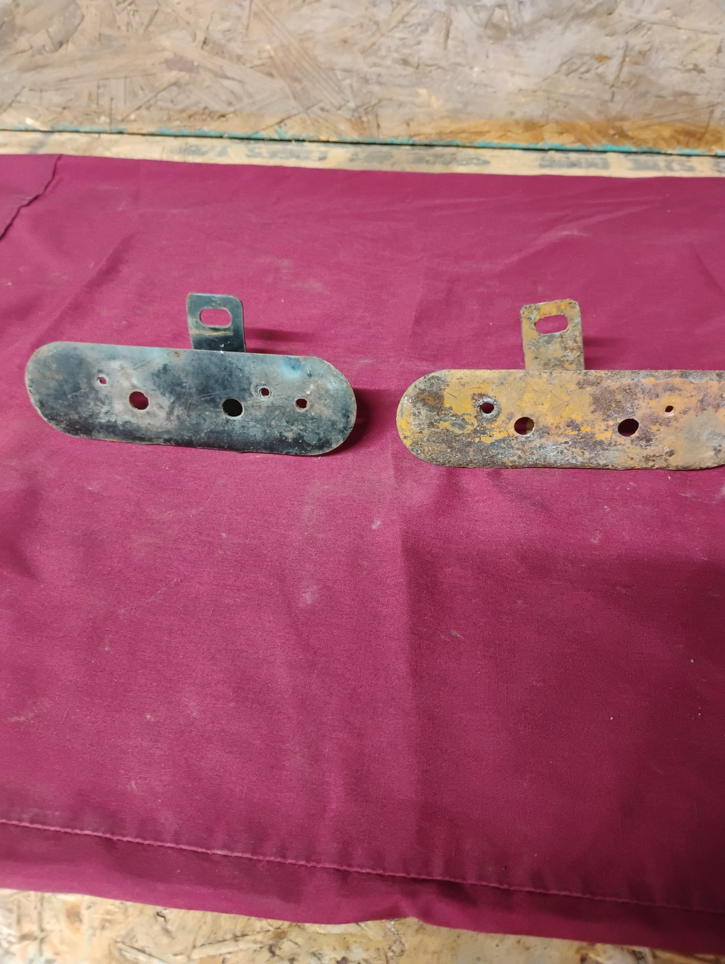 OEM 1973-1987 Chevy GMC Truck Side Mirror Mounting Brackets Set C10 K10 Squarebody
