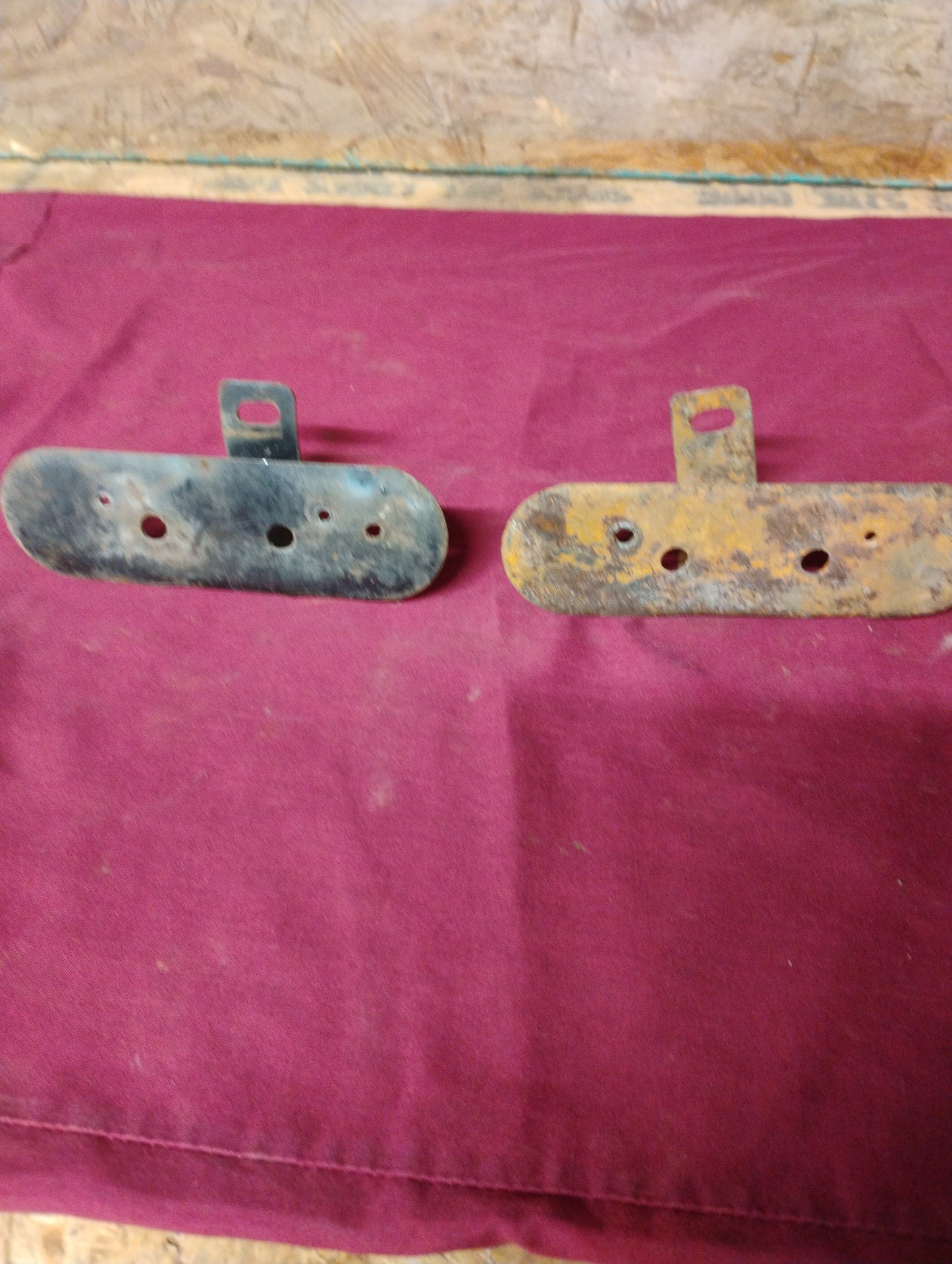 OEM 1973-1987 Chevy GMC Truck Side Mirror Mounting Brackets Set C10 K10 Squarebody
