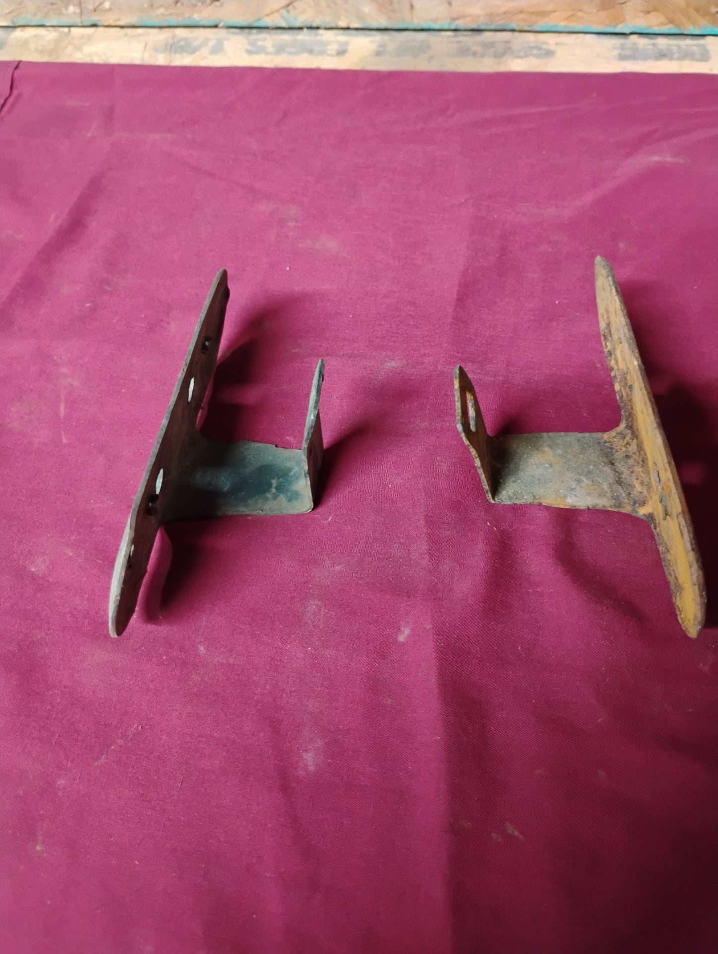 OEM 1973-1987 Chevy GMC Truck Side Mirror Mounting Brackets Set C10 K10 Squarebody