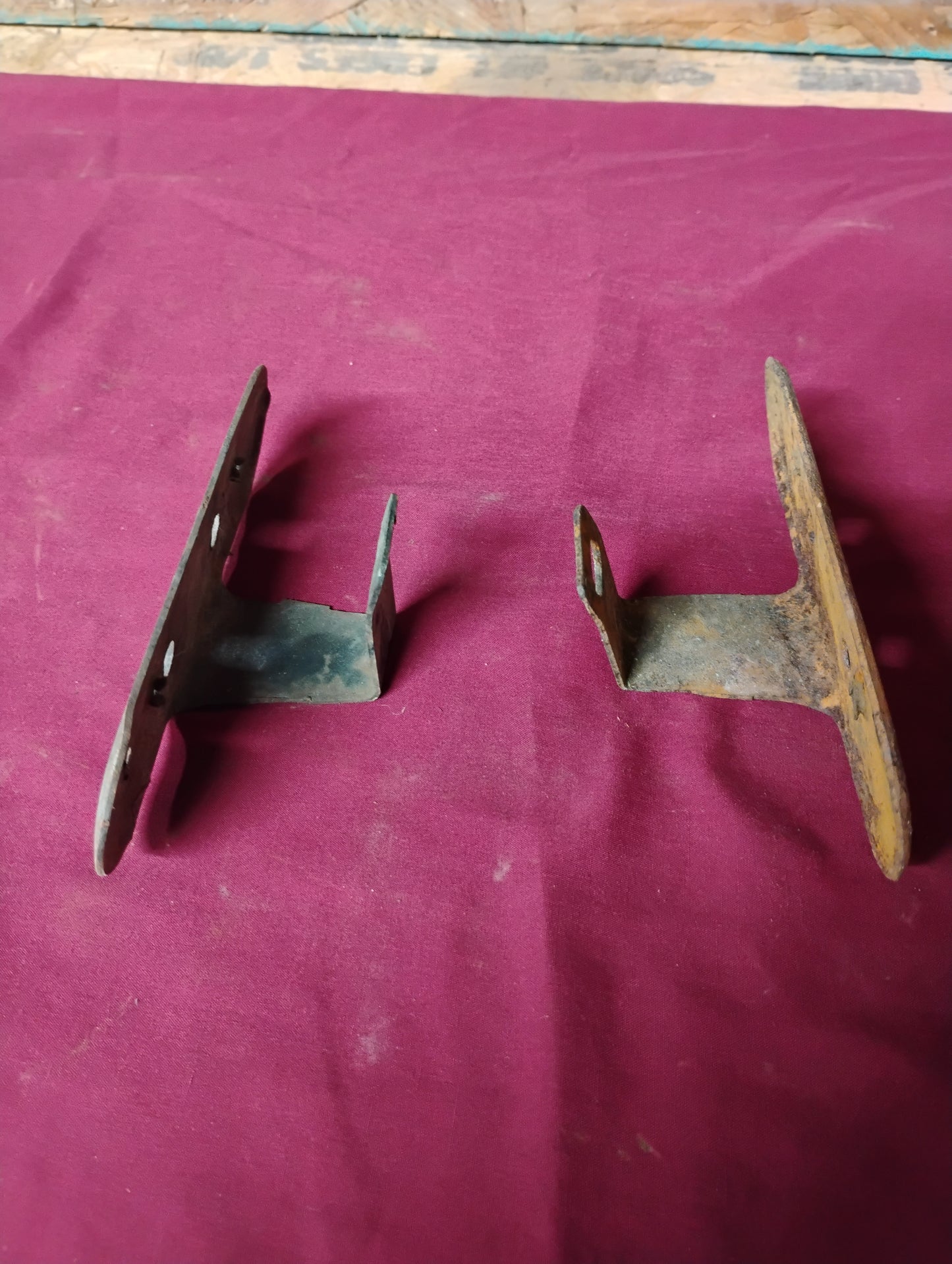 OEM 1973-1987 Chevy GMC Truck Side Mirror Mounting Brackets Set C10 K10 Squarebody