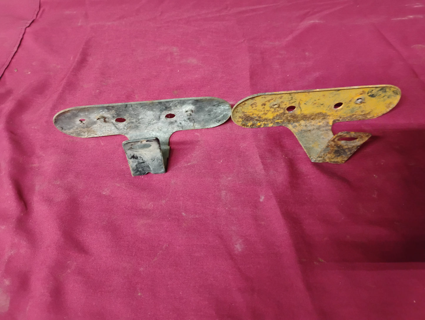 OEM 1973-1987 Chevy GMC Truck Side Mirror Mounting Brackets Set C10 K10 Squarebody