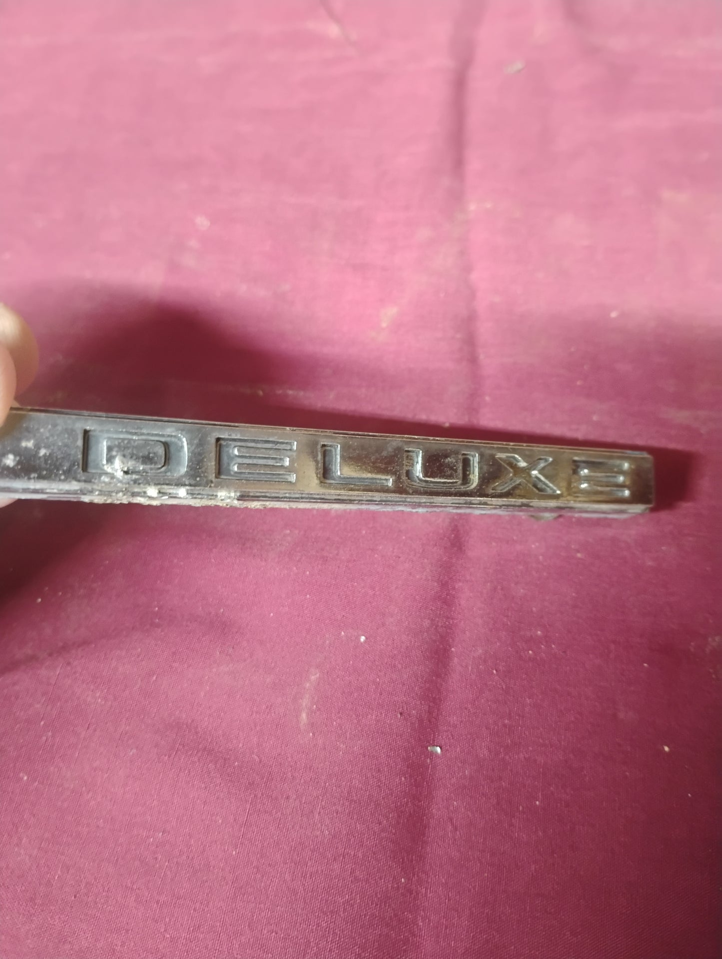 1971 1972 Chevy GMC Truck Deluxe Fender Emblem Single OEM C10 K10 Pickup Super