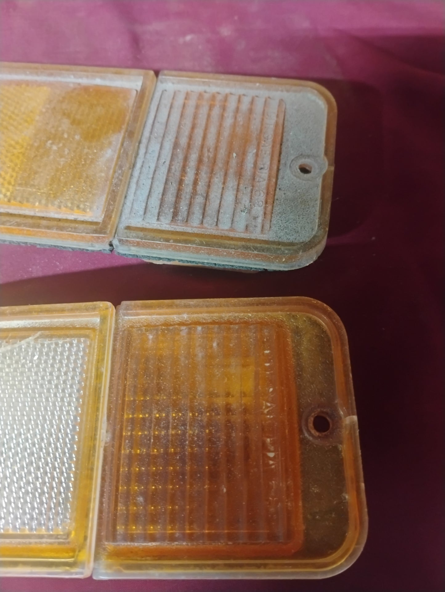 1967-1972 Chevy C10 K10 Truck Side Marker Lights Set Front Fender OEM GM Vintage