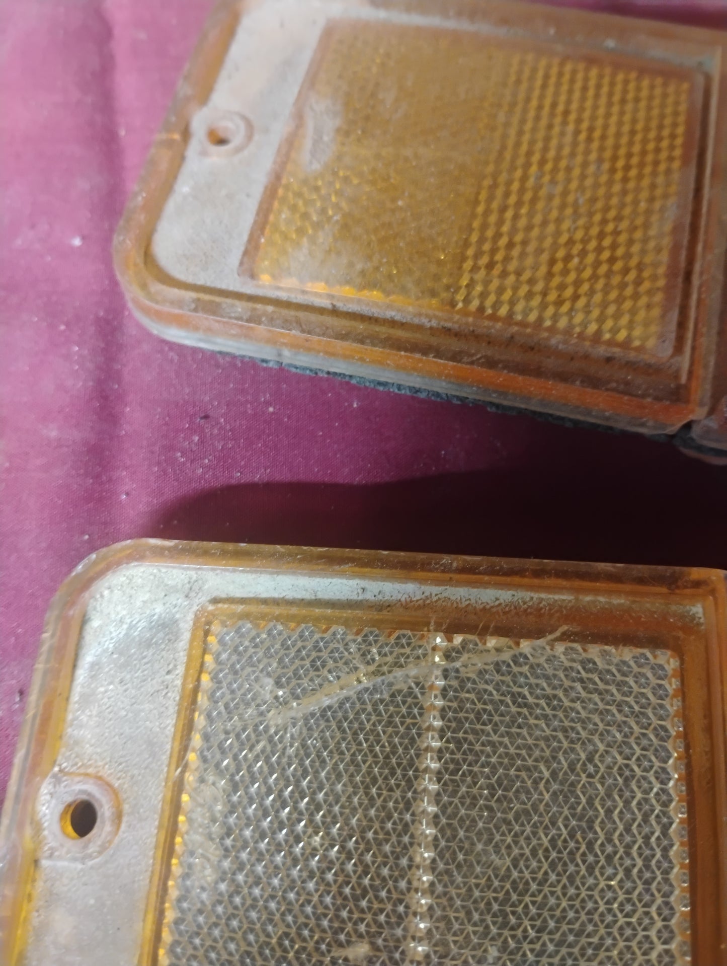 1967-1972 Chevy C10 K10 Truck Side Marker Lights Set Front Fender OEM GM Vintage