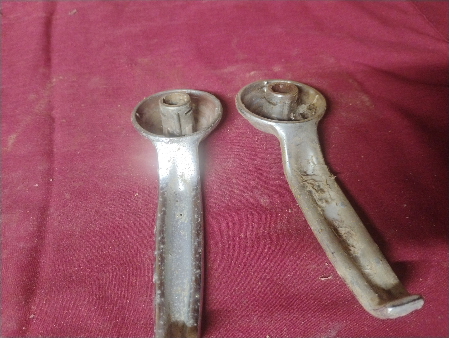 67-72 Chevy Truck Outer Door Handles Pair C10 K10 Blazer Left Right Chrome OEM
