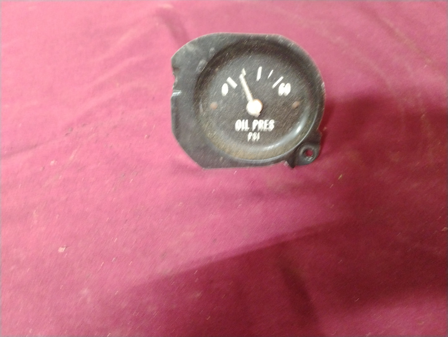 78-79 Chevy GMC Truck Oil Pressure Gauge Instrument Cluster C10 K10 OEM Electric