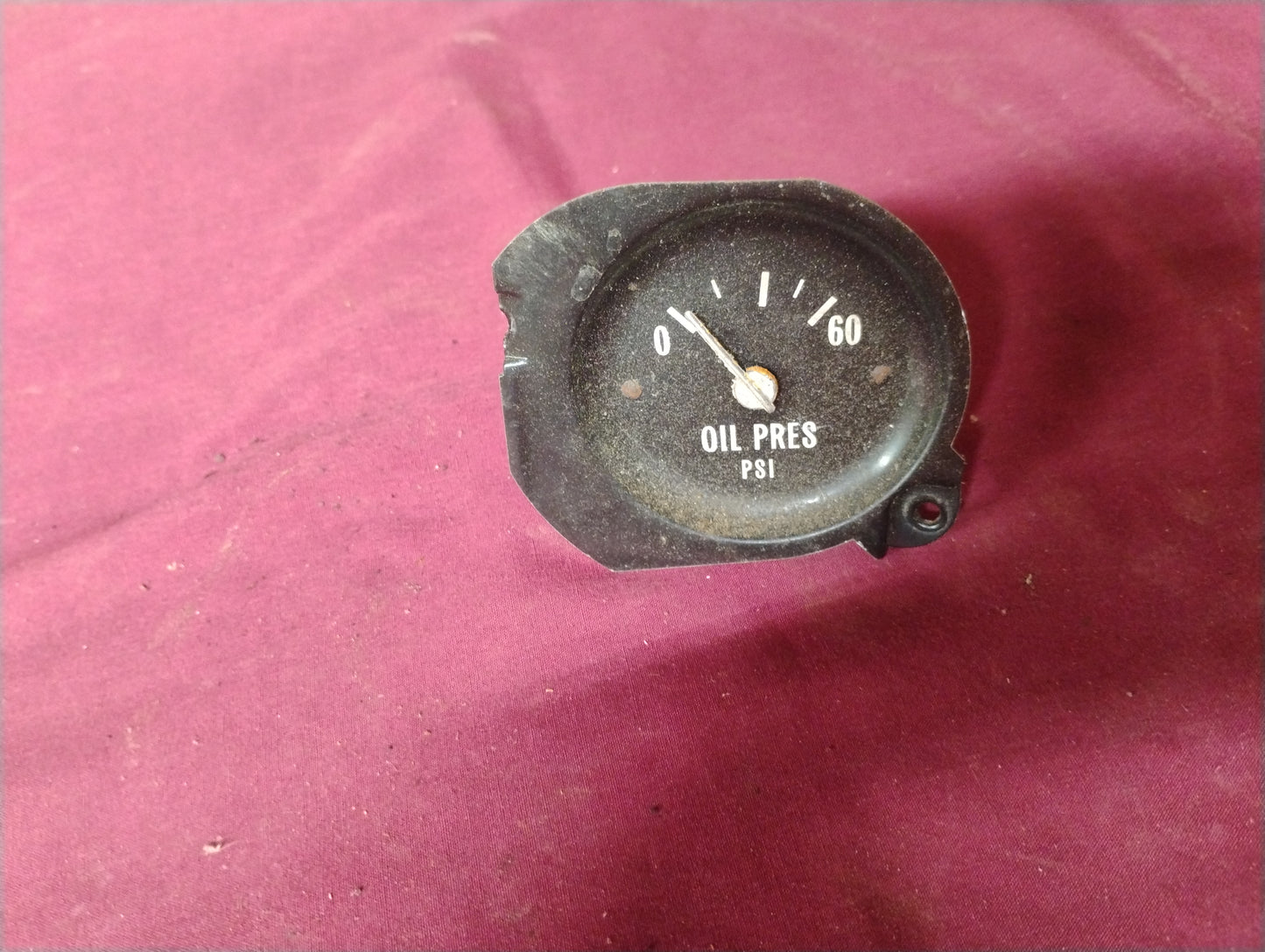 78-79 Chevy GMC Truck Oil Pressure Gauge Instrument Cluster C10 K10 OEM Electric