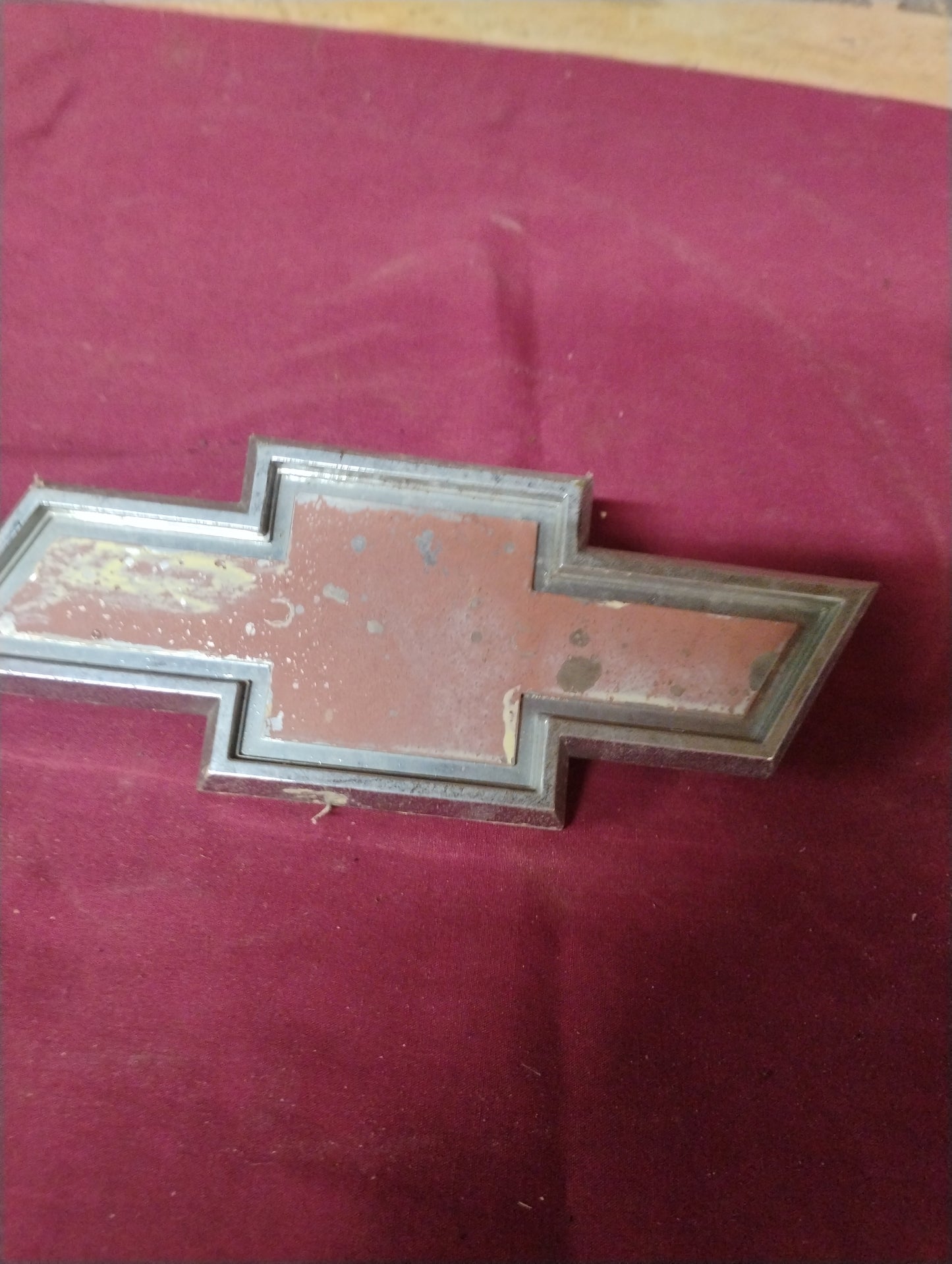 1980 Chevy Truck Foil Grille Emblem Bowtie Logo Badge C10 K10 Suburban OEM GM