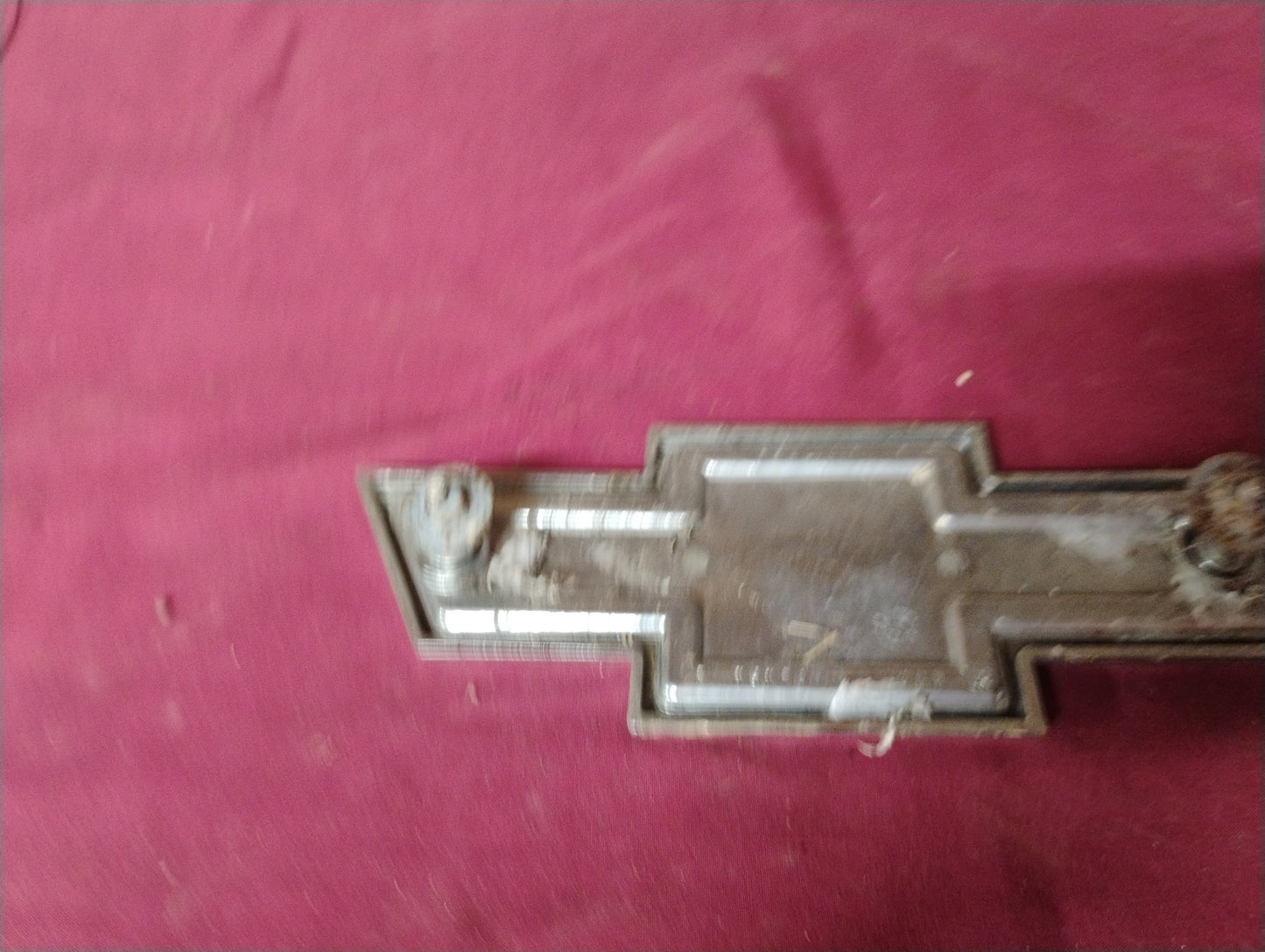 1980 Chevy Truck Foil Grille Emblem Bowtie Logo Badge C10 K10 Suburban OEM GM