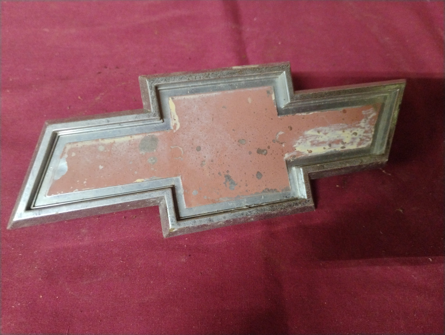 1980 Chevy Truck Foil Grille Emblem Bowtie Logo Badge C10 K10 Suburban OEM GM