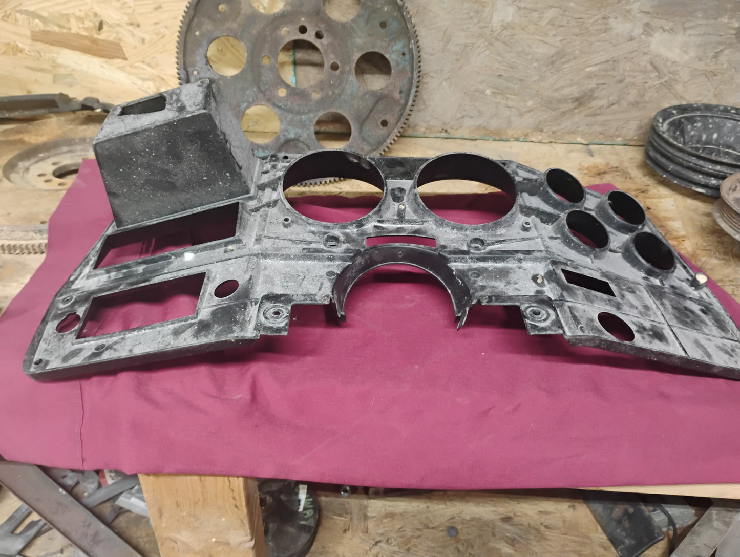 73-79 Chevy GMC Truck Dash Bezel Instrument Cluster Gauge Panel Trim C10 K10 OEM