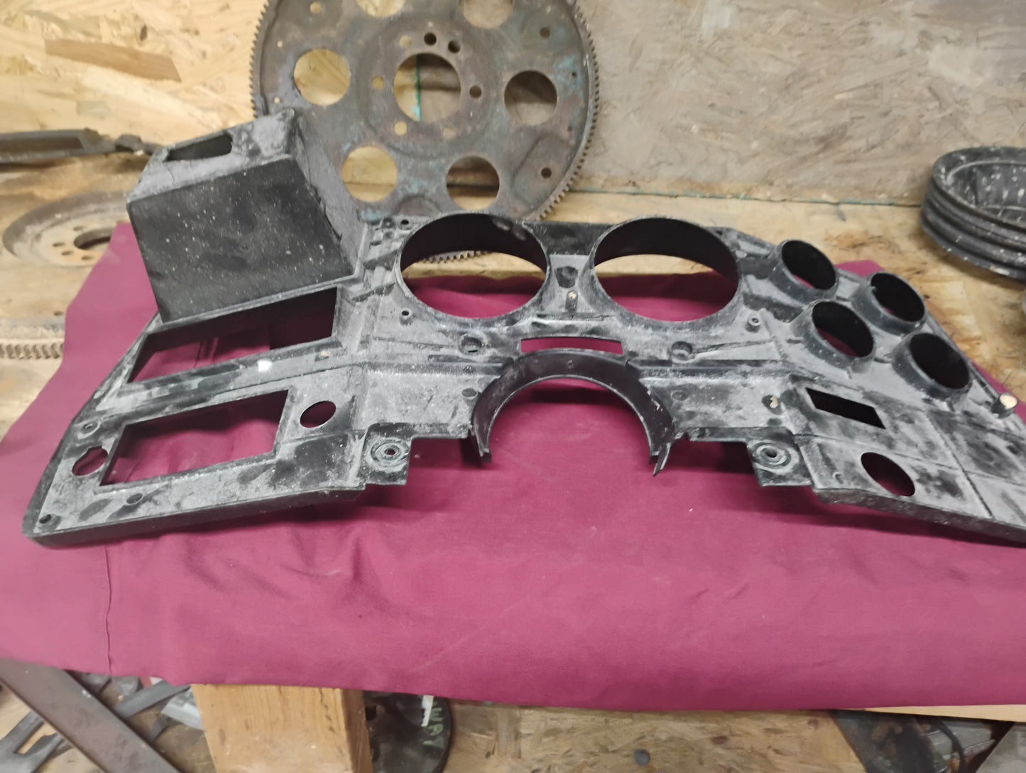 73-79 Chevy GMC Truck Dash Bezel Instrument Cluster Gauge Panel Trim C10 K10 OEM