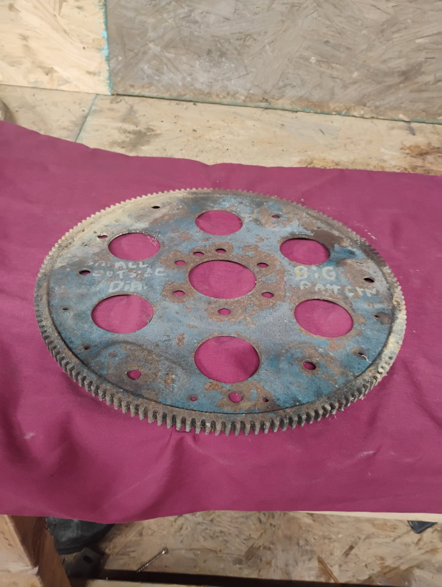 OEM 1973-1987 Chevy GMC Truck Small Block Flywheel C10 K10 350 305 Squarebody V8