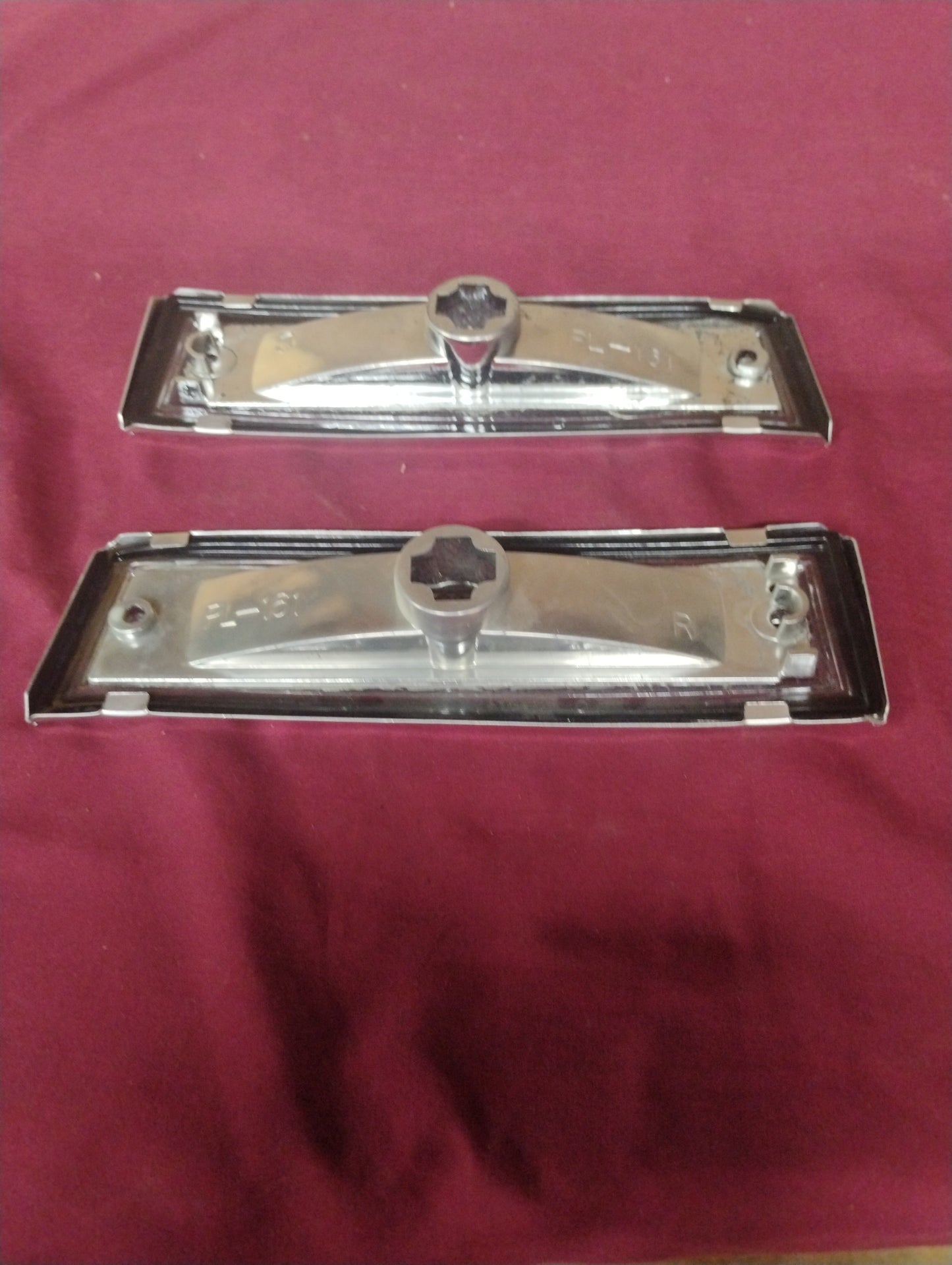 81-87 Chevy GMC Truck Clear White Side Marker Lights Lens Front Pair LH RH C10 K10