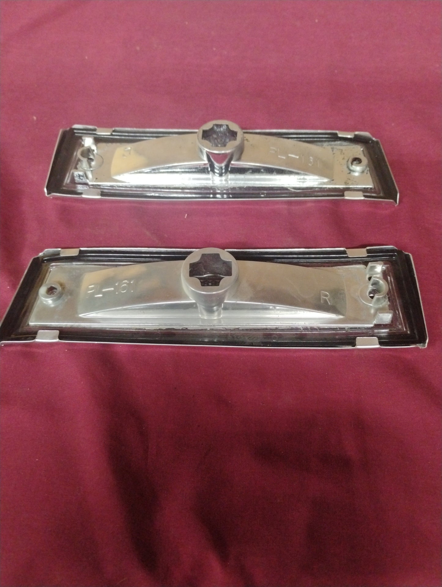 81-87 Chevy GMC Truck Clear White Side Marker Lights Lens Front Pair LH RH C10 K10
