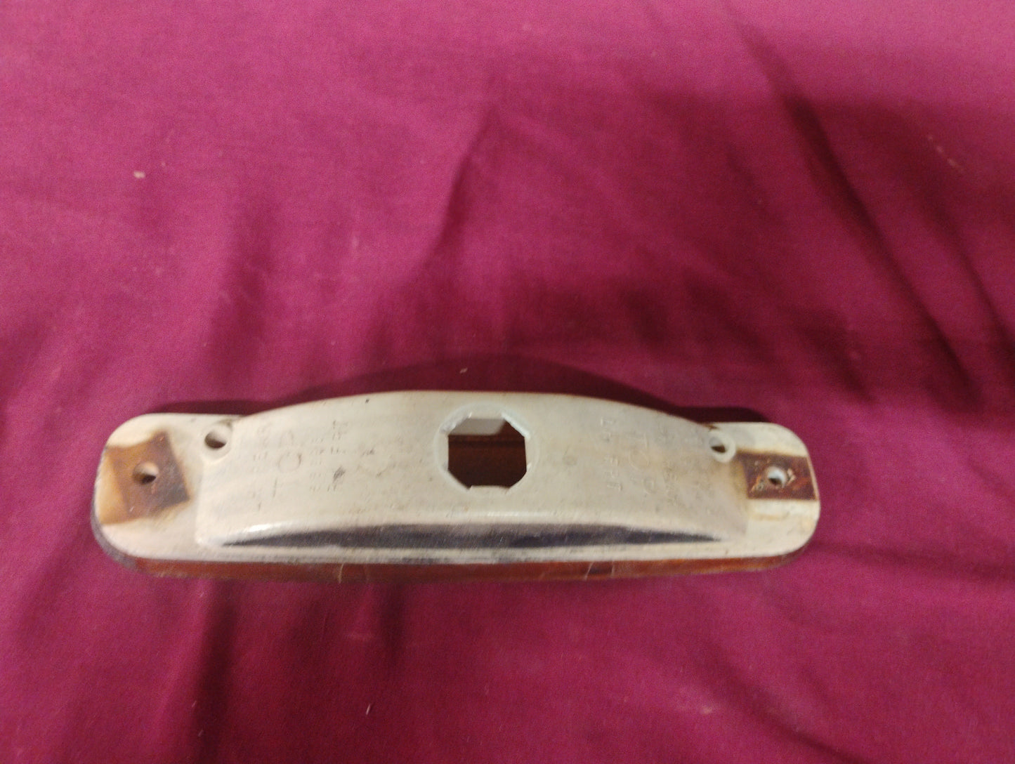73-79 Chevy GMC Truck Side Marker Lights Fender Amber Red Lamp Lens C10 K10 OEM