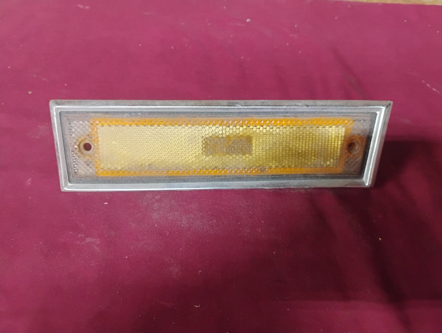 81-87 Chevy GMC Truck Front LH Side Marker Light Lens Driver Amber Corner OEM