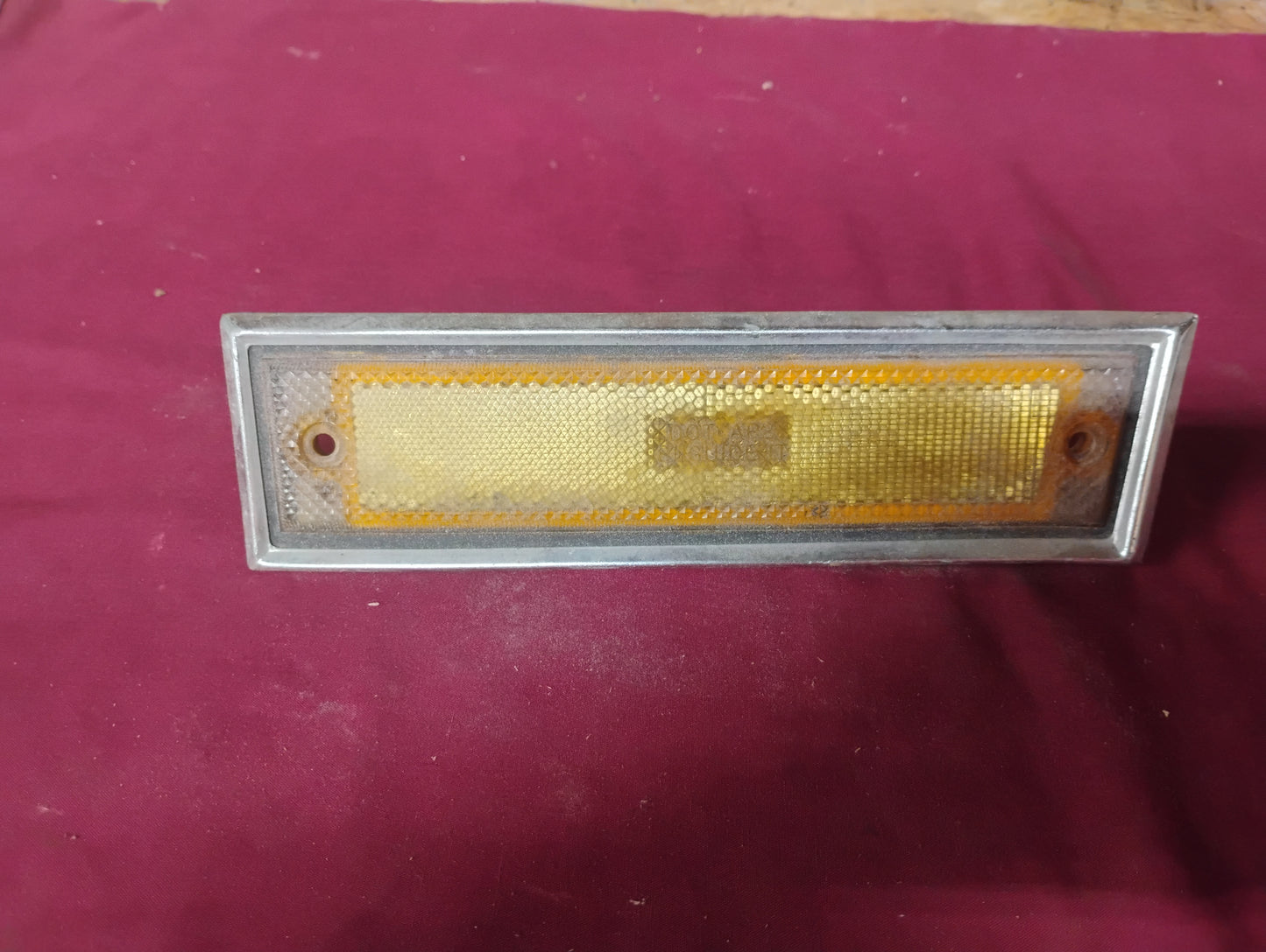 81-87 Chevy GMC Truck Front LH Side Marker Light Lens Driver Amber Corner OEM