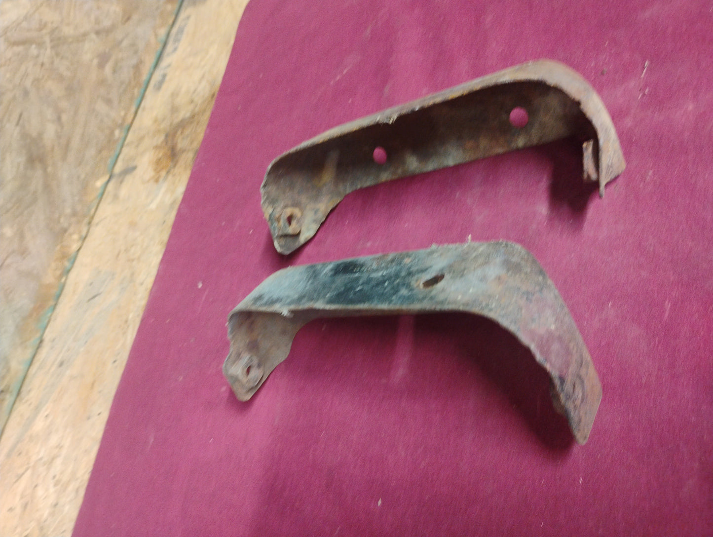 73-79 Chevy GMC Truck Grille Braces Set Support Brackets Core Panel C10 K10 OEM