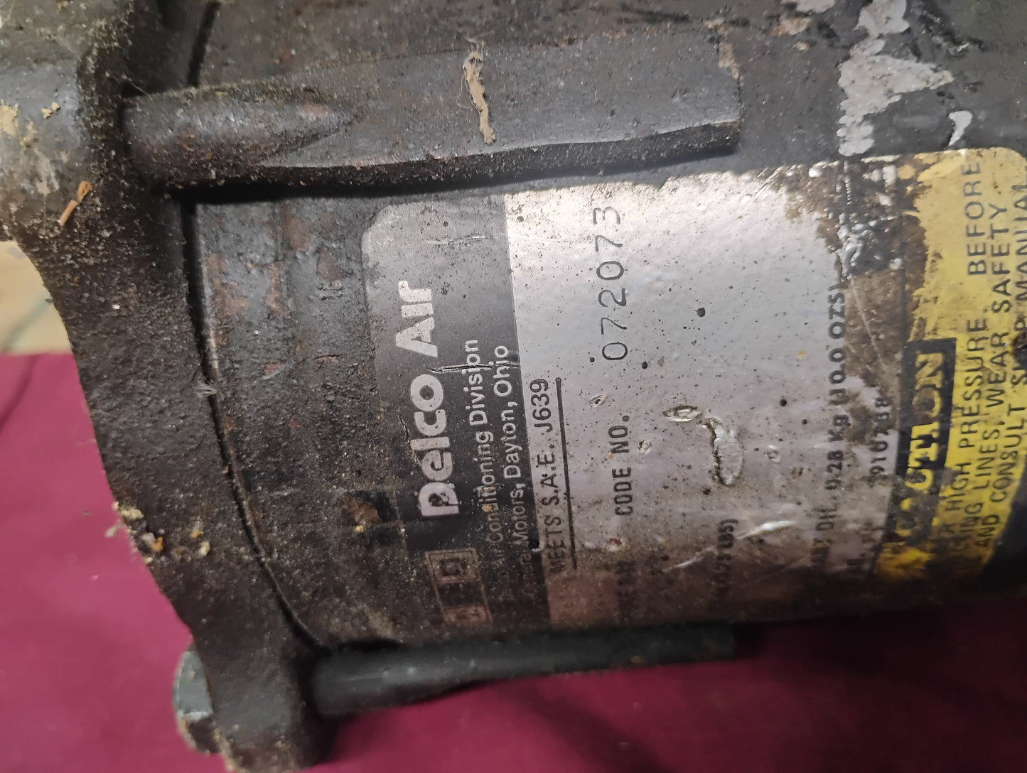 73-79 Chevy GMC Truck AC Compressor OEM C10 K10 K5 Blazer Suburban