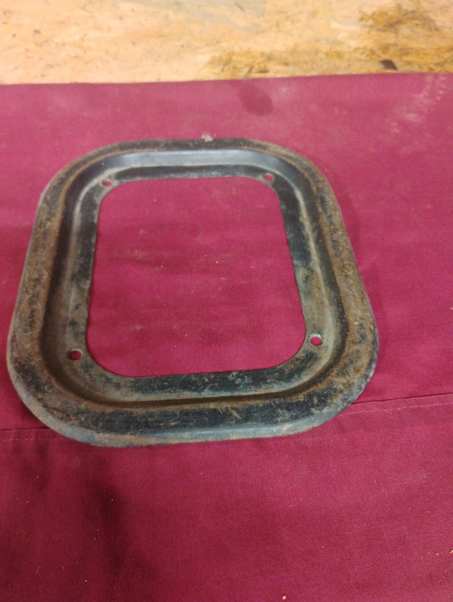 73-87 Chevy GMC Truck 4x4 Transfer Case Floor Shifter Boot Retainer Plate OEM GM