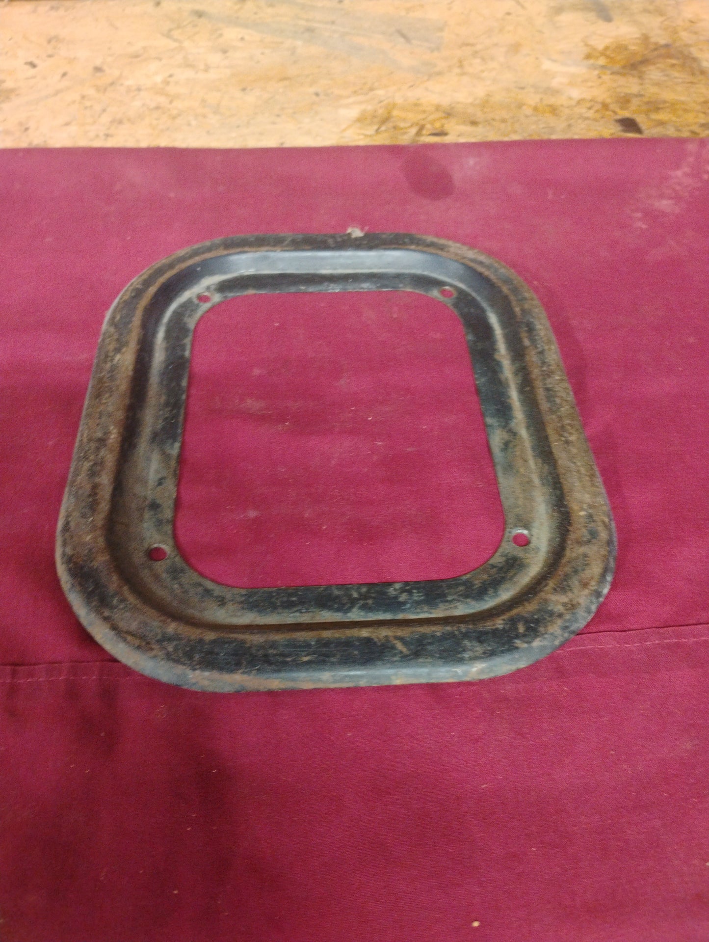 73-87 Chevy GMC Truck 4x4 Transfer Case Floor Shifter Boot Retainer Plate OEM GM