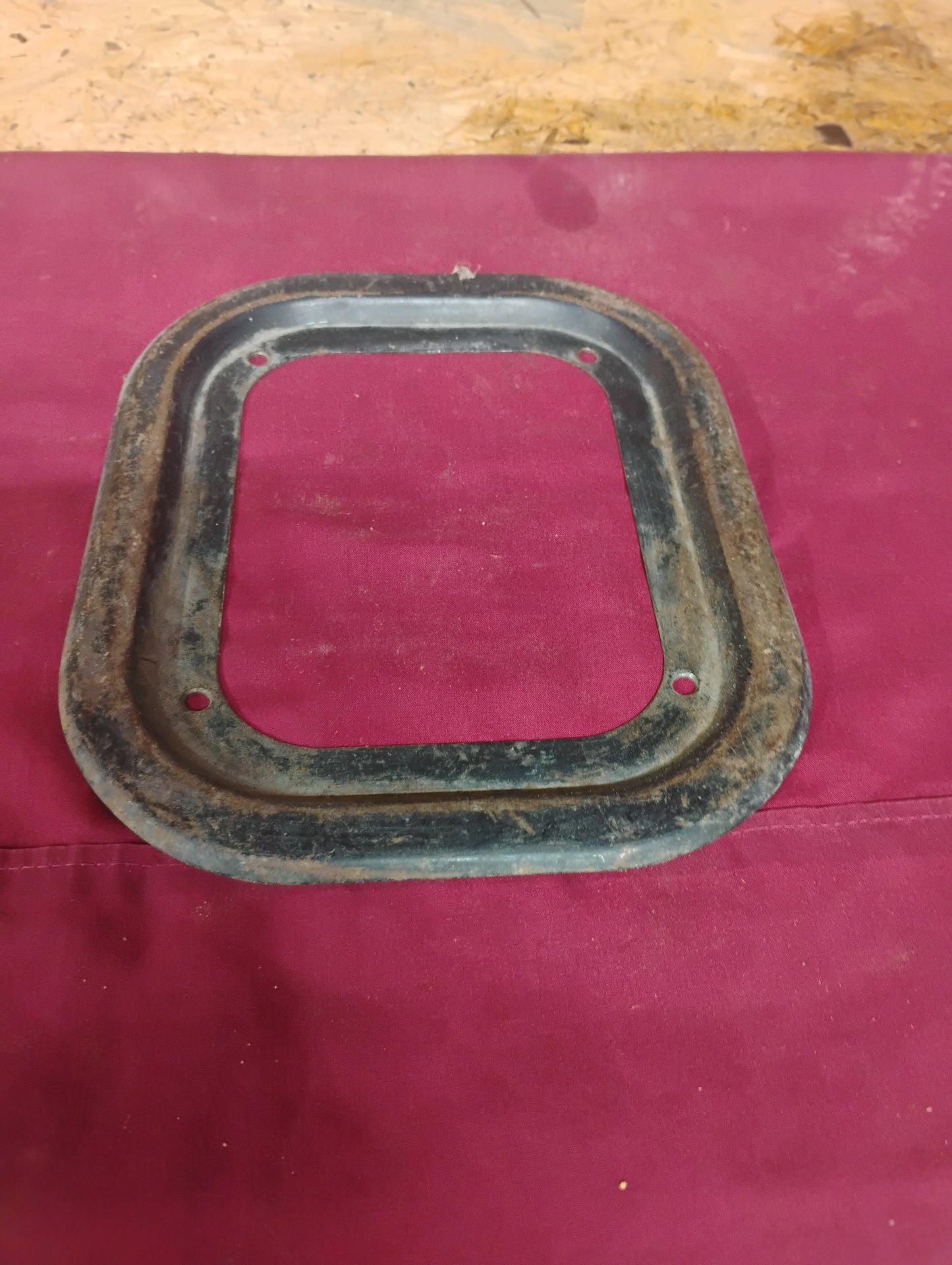 73-87 Chevy GMC Truck 4x4 Transfer Case Floor Shifter Boot Retainer Plate OEM GM