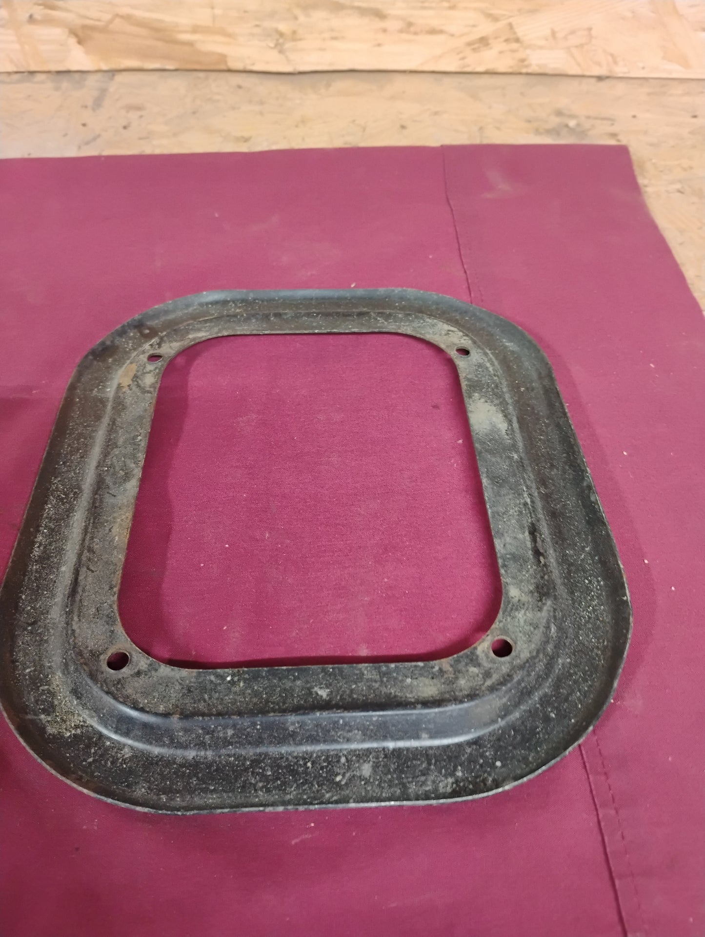 73-87 Chevy GMC Truck 4x4 Transfer Case Floor Shifter Boot Retainer Plate OEM GM