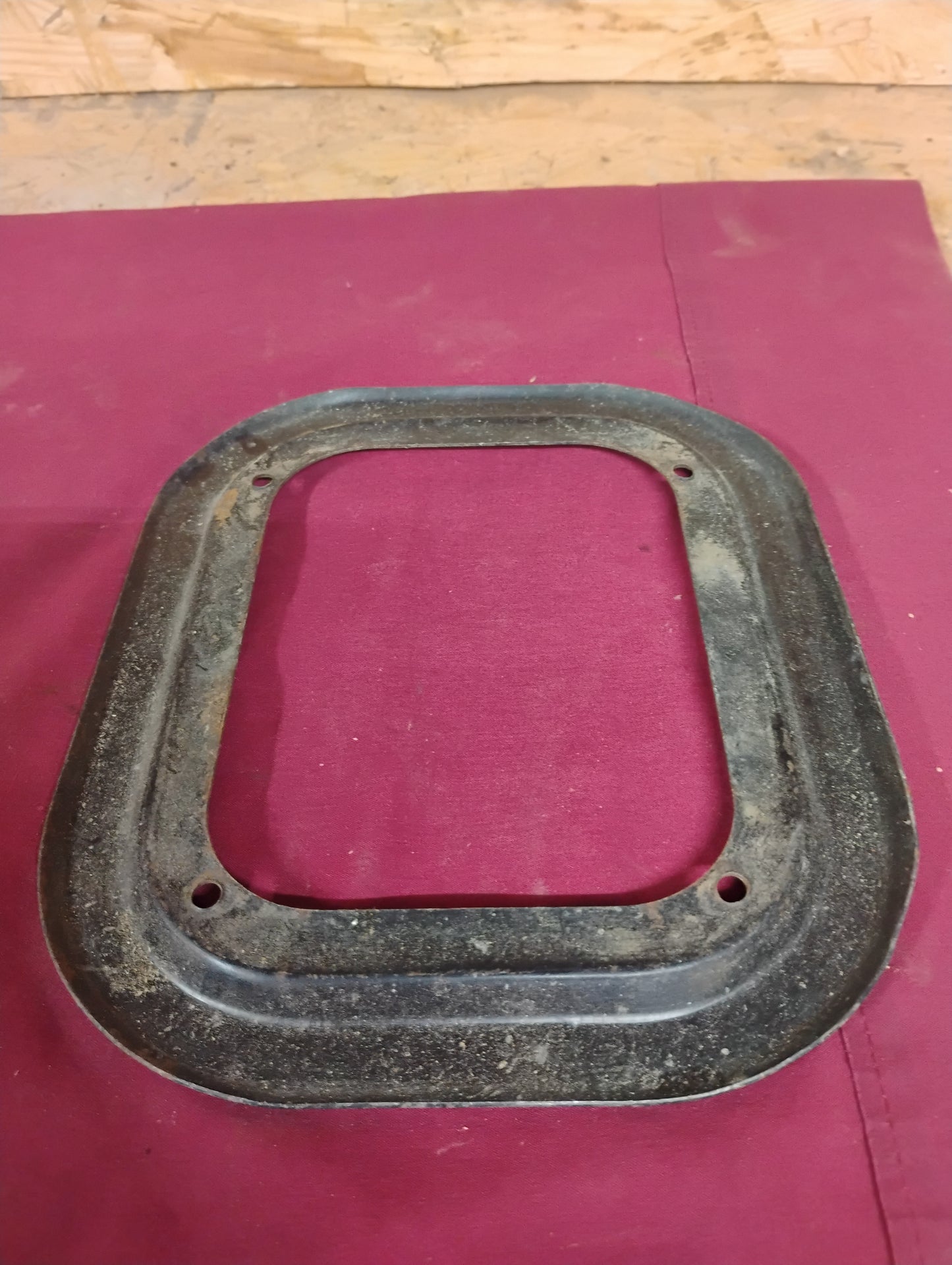 73-87 Chevy GMC Truck 4x4 Transfer Case Floor Shifter Boot Retainer Plate OEM GM