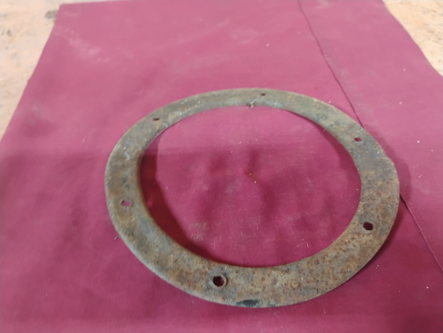 73-87 Chevy GMC Truck SM465 Manual Floor Shifter Boot Retainer Ring Plate OEM GM