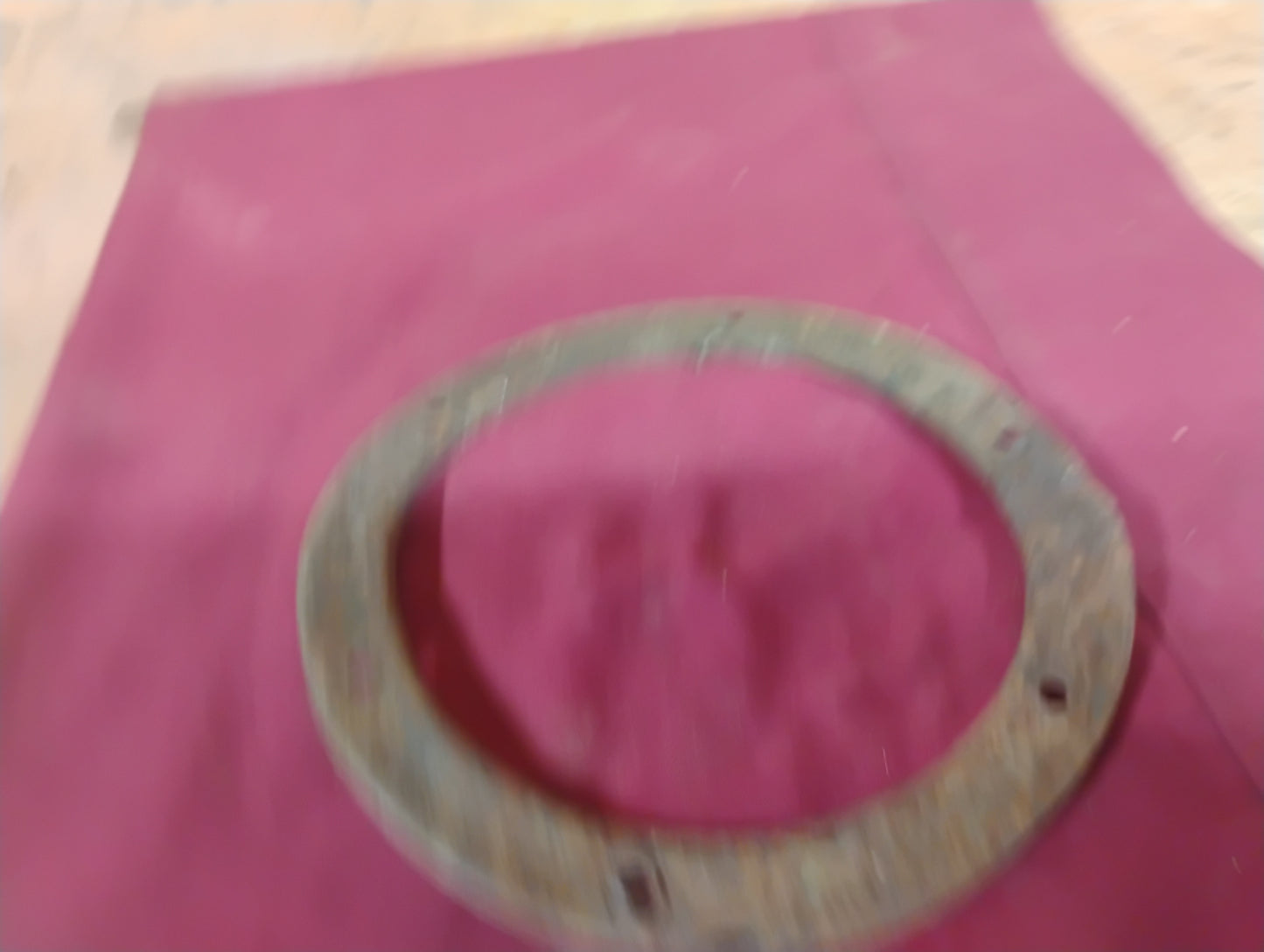 73-87 Chevy GMC Truck SM465 Manual Floor Shifter Boot Retainer Ring Plate OEM GM