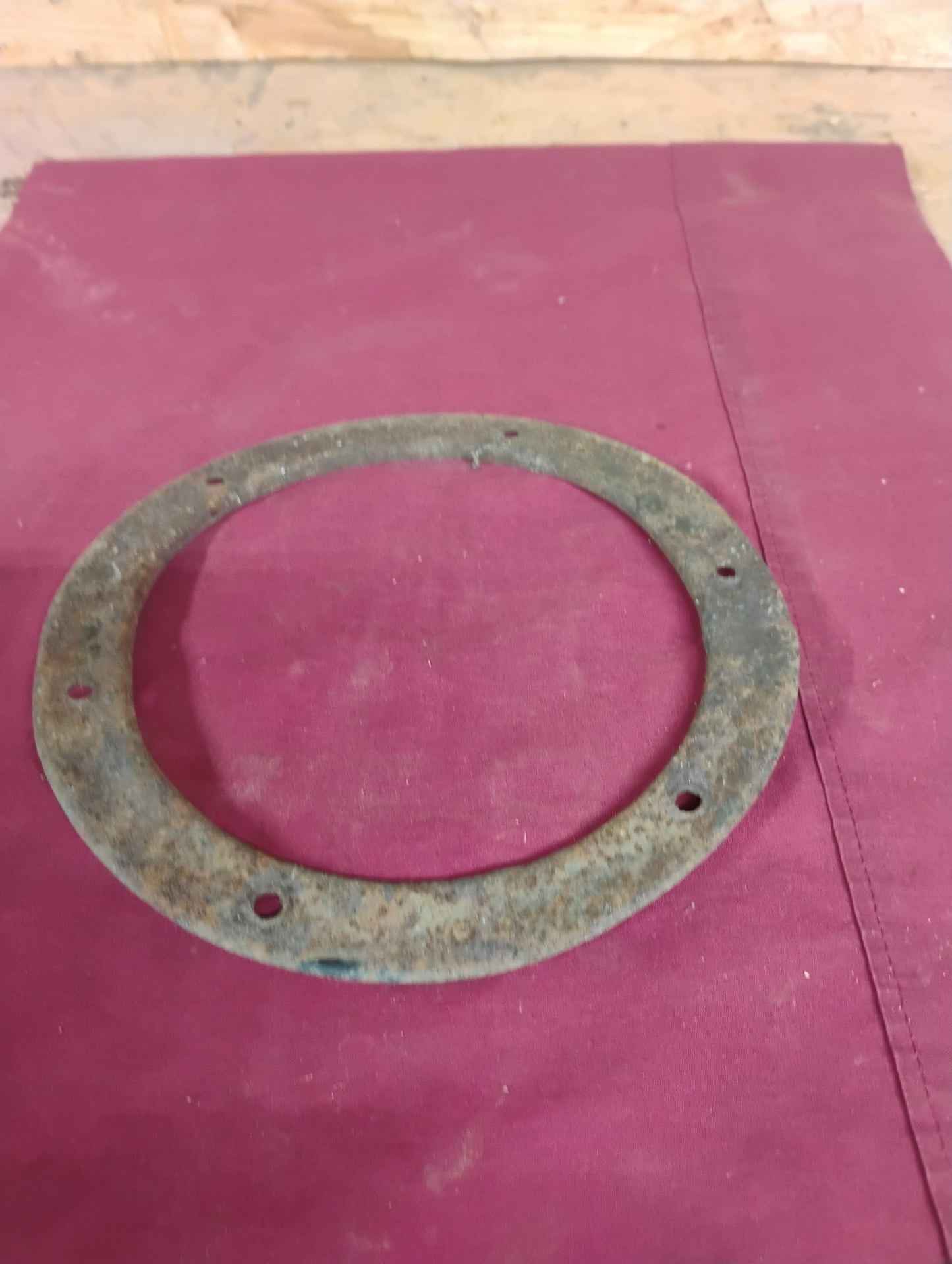 73-87 Chevy GMC Truck SM465 Manual Floor Shifter Boot Retainer Ring Plate OEM GM