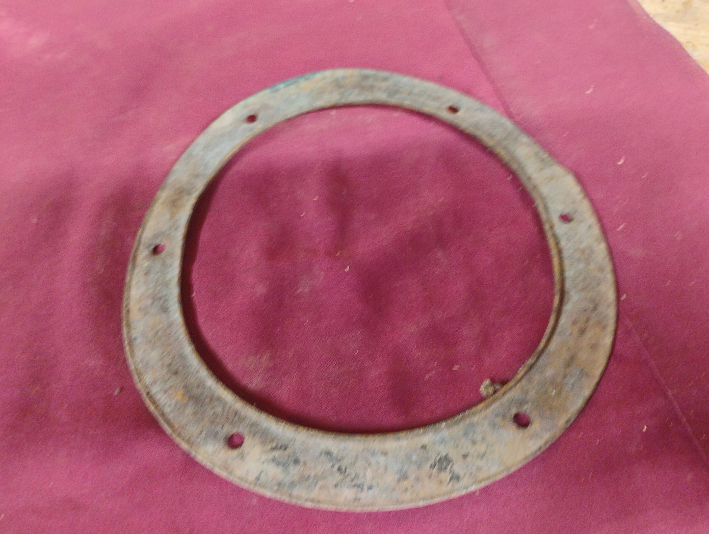73-87 Chevy GMC Truck SM465 Manual Floor Shifter Boot Retainer Ring Plate OEM GM