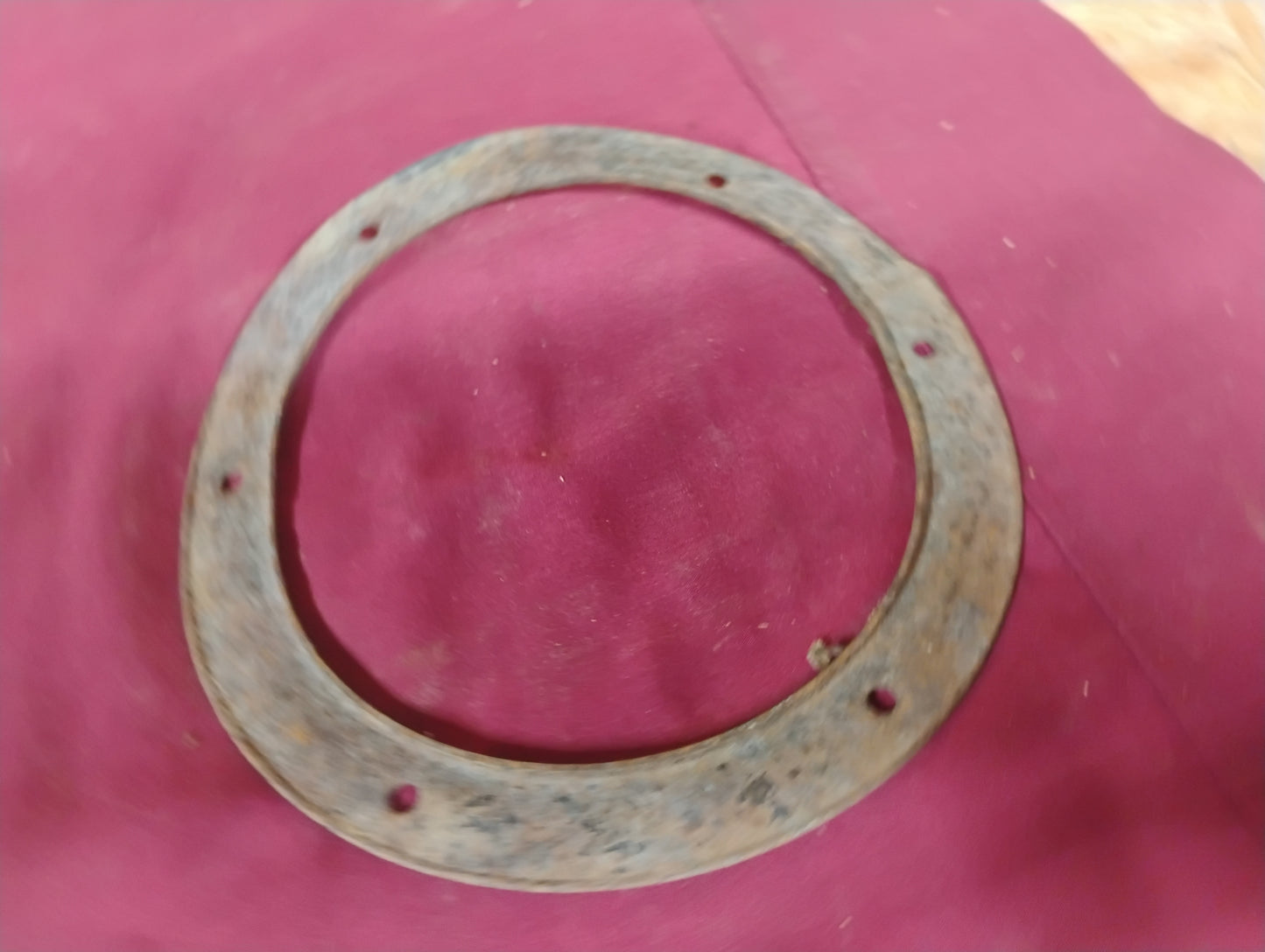 73-87 Chevy GMC Truck SM465 Manual Floor Shifter Boot Retainer Ring Plate OEM GM