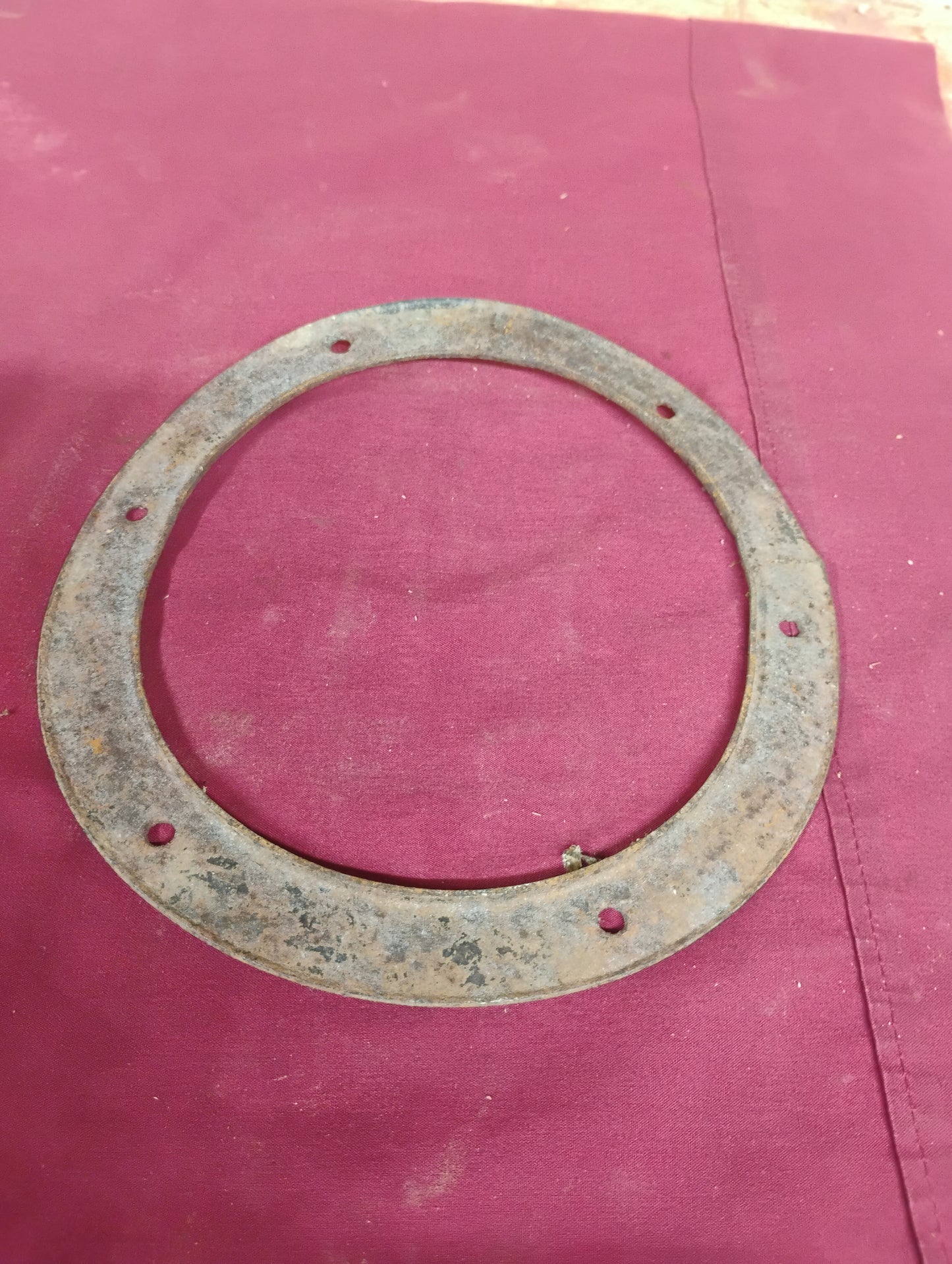 73-87 Chevy GMC Truck SM465 Manual Floor Shifter Boot Retainer Ring Plate OEM GM