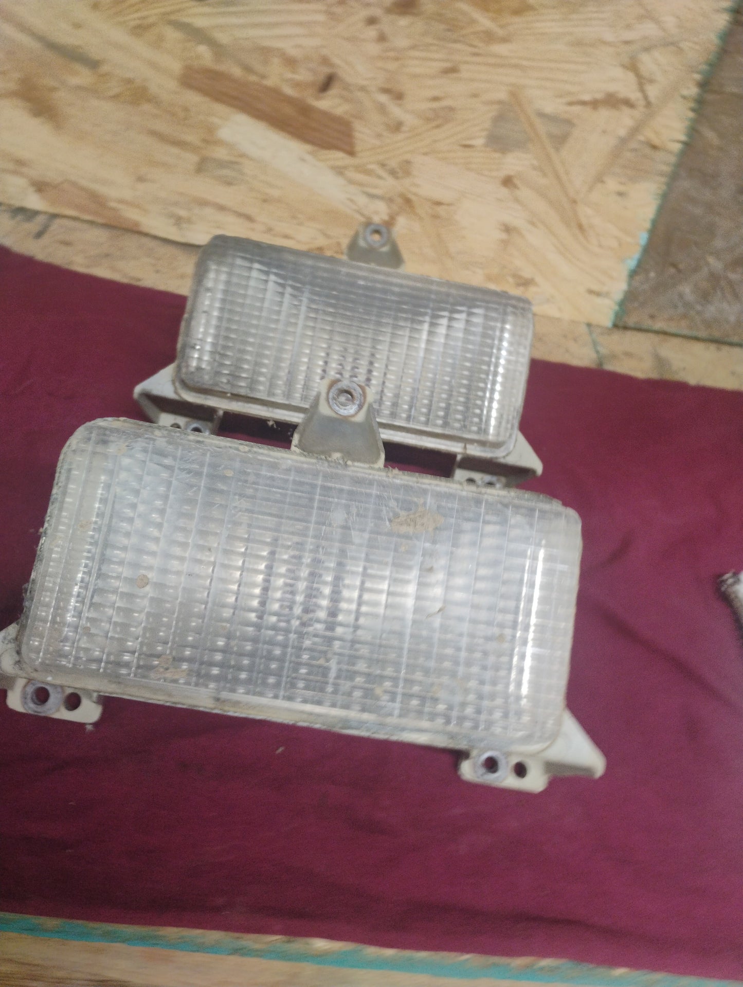 83-87 Chevy GMC Truck Front Park Lamps Turn Signal Lights C10 K10 Pair LH RH OEM