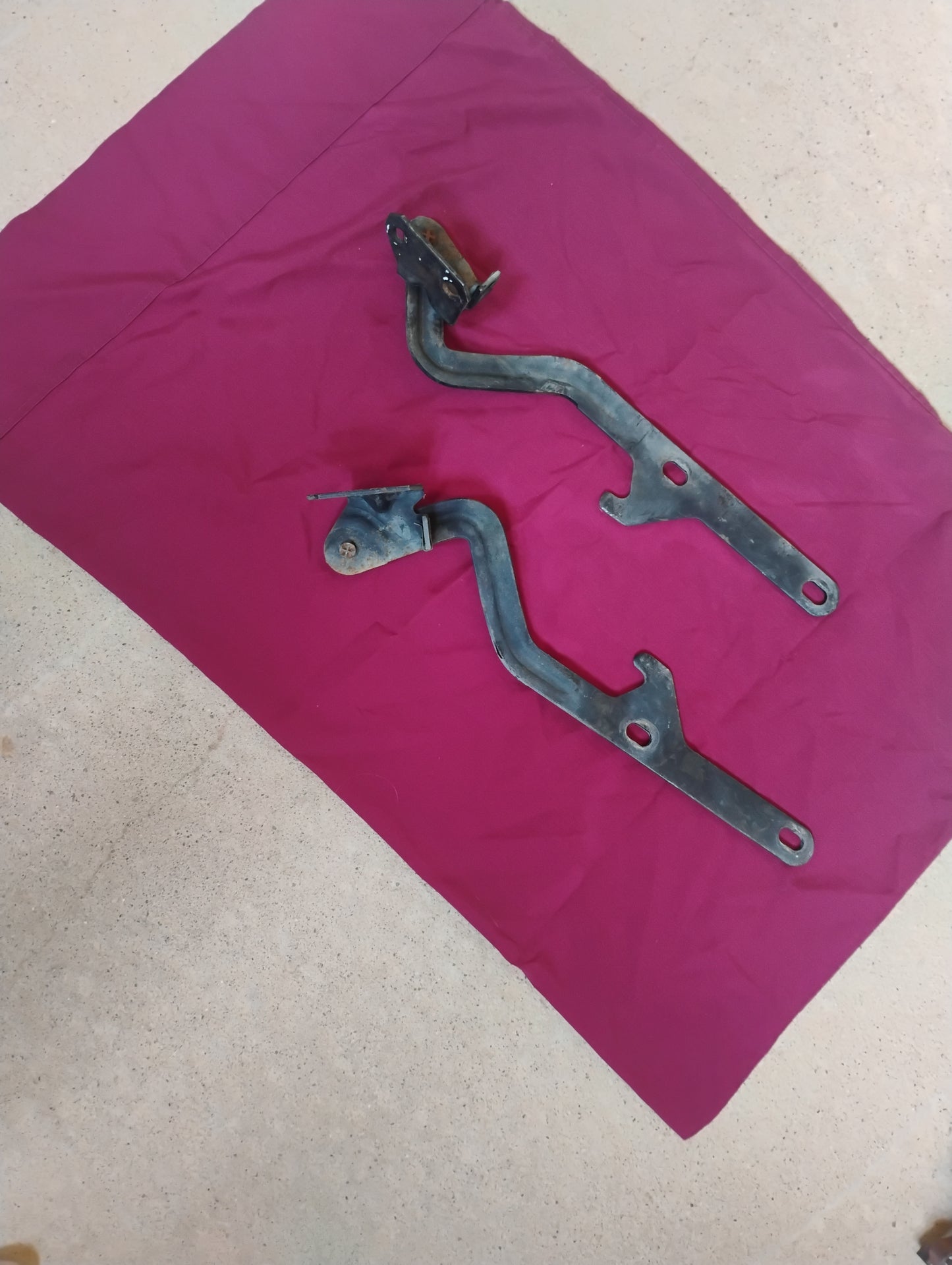 81-87 Chevy GMC Truck Hood Hinges Set Pair OEM C10 K10 K5 Suburban Squarebody