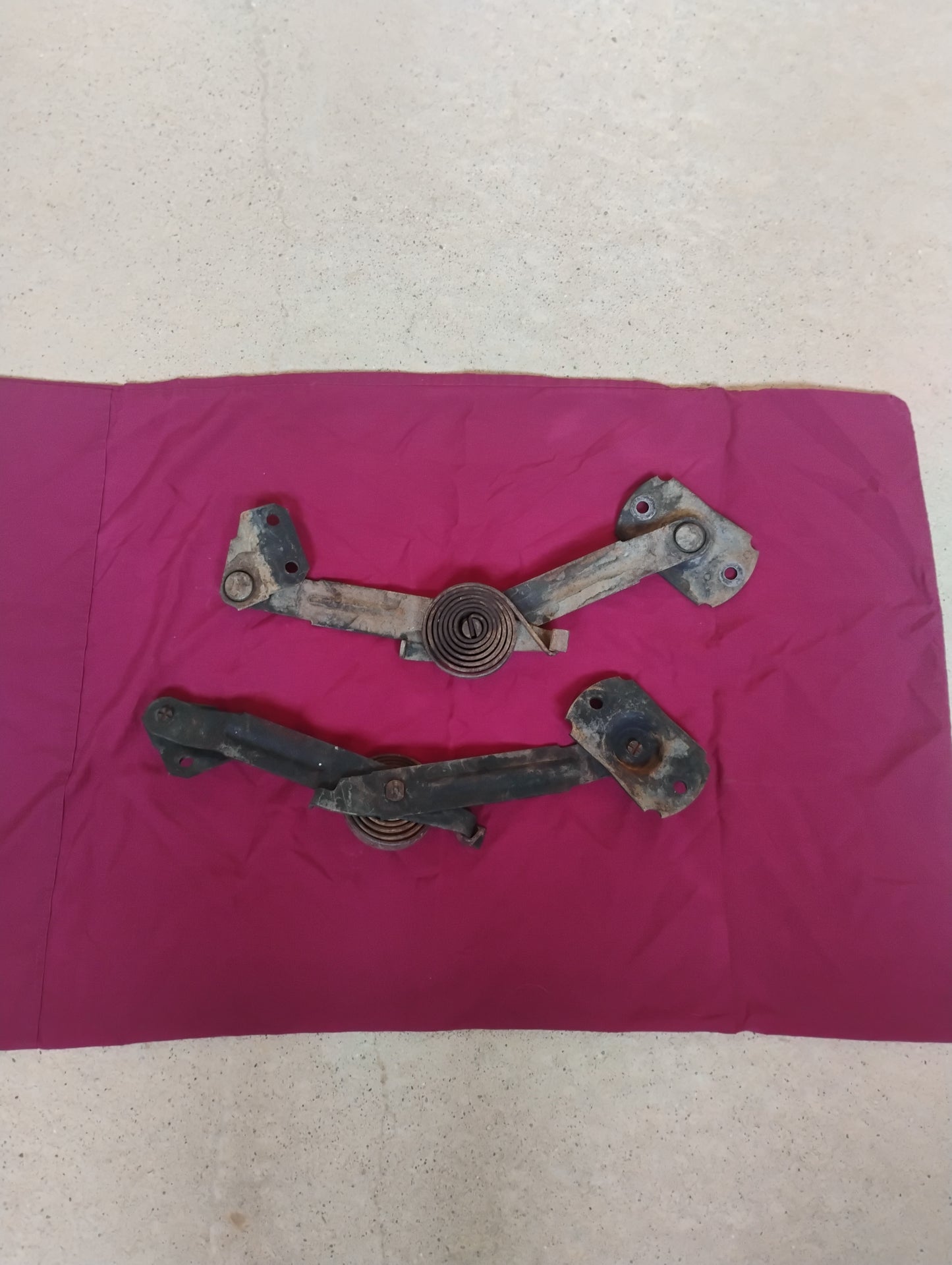 1981-1987 Chevy GMC Truck Hood Hinge Springs OEM Left Right Pair C10 K10 K20
