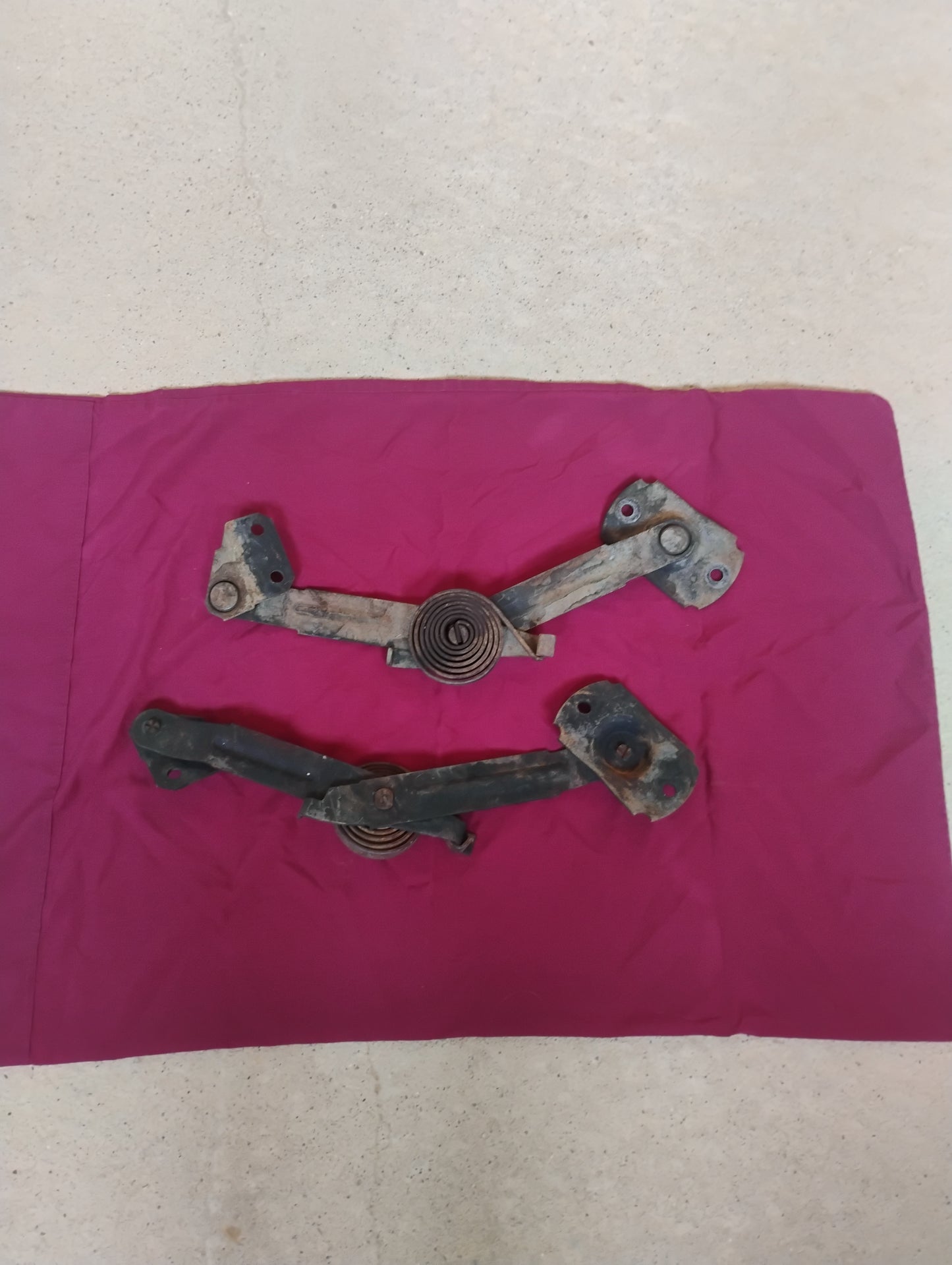 1981-1987 Chevy GMC Truck Hood Hinge Springs OEM Left Right Pair C10 K10 K20