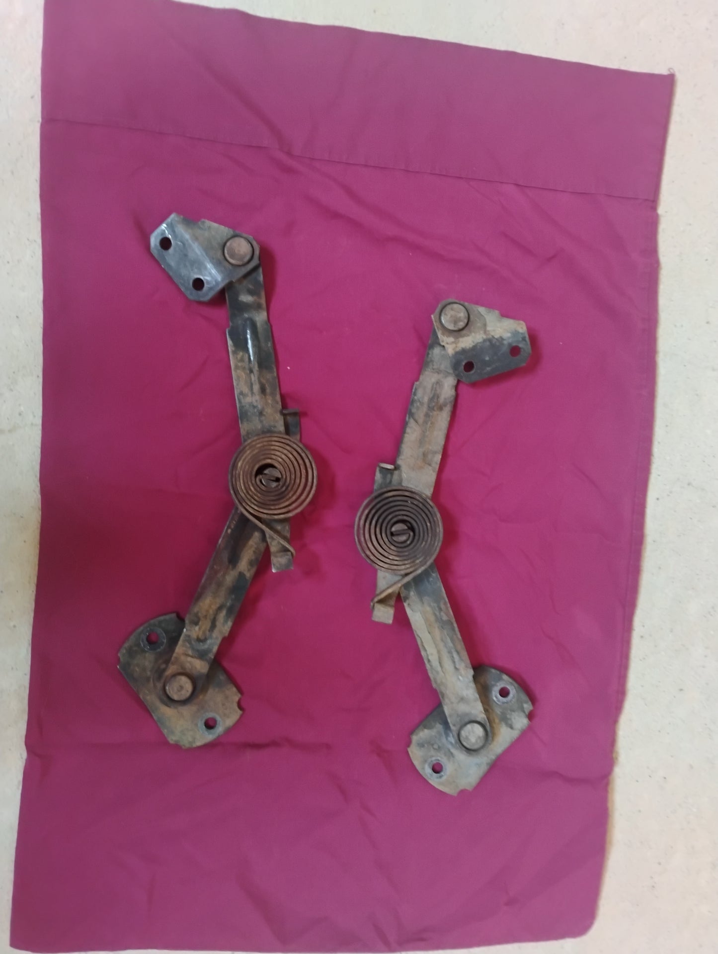 1981-1987 Chevy GMC Truck Hood Hinge Springs OEM Left Right Pair C10 K10 K20
